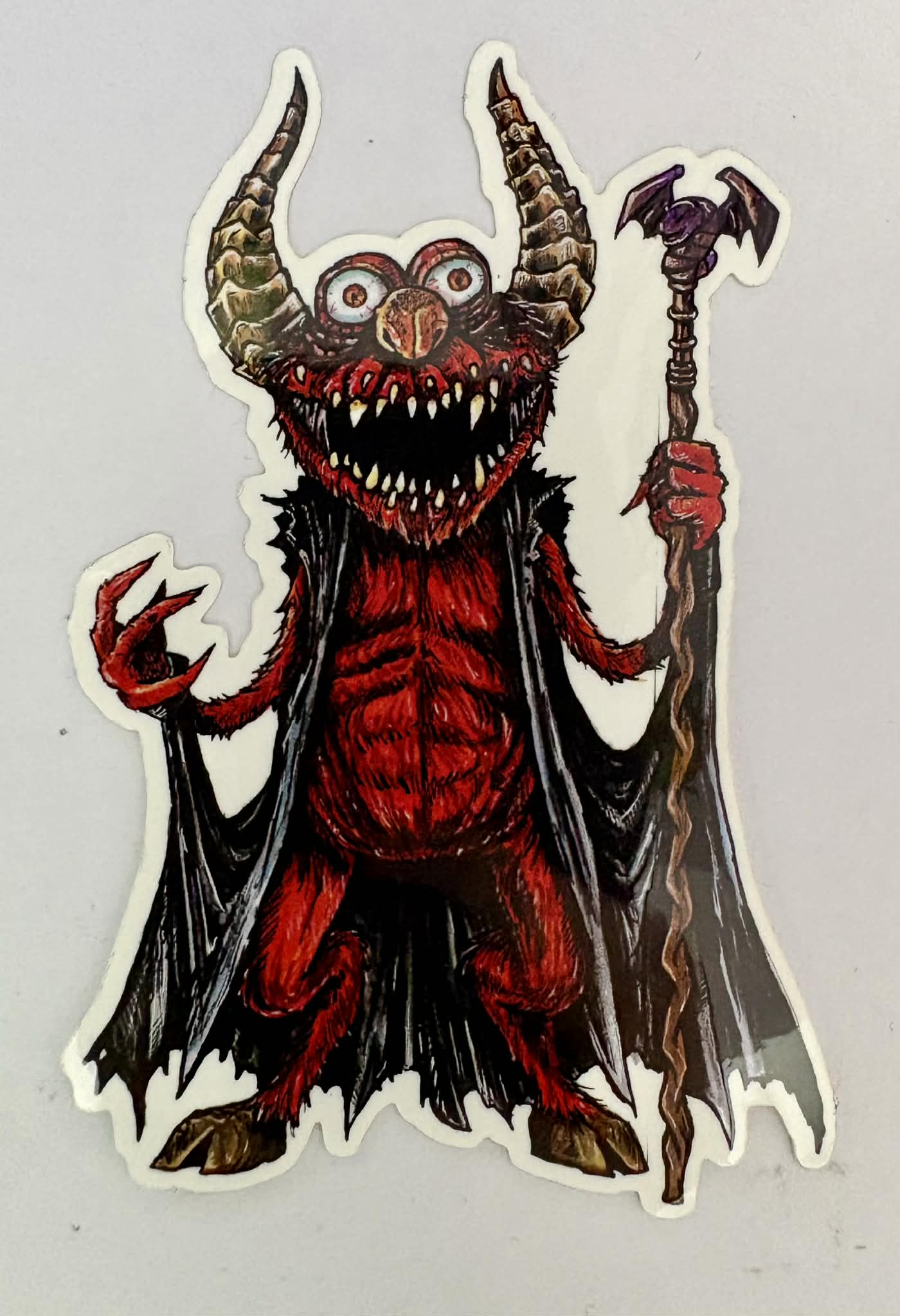Hellmo - Horror Elmo 4" Vinyl Glossy Sticker!