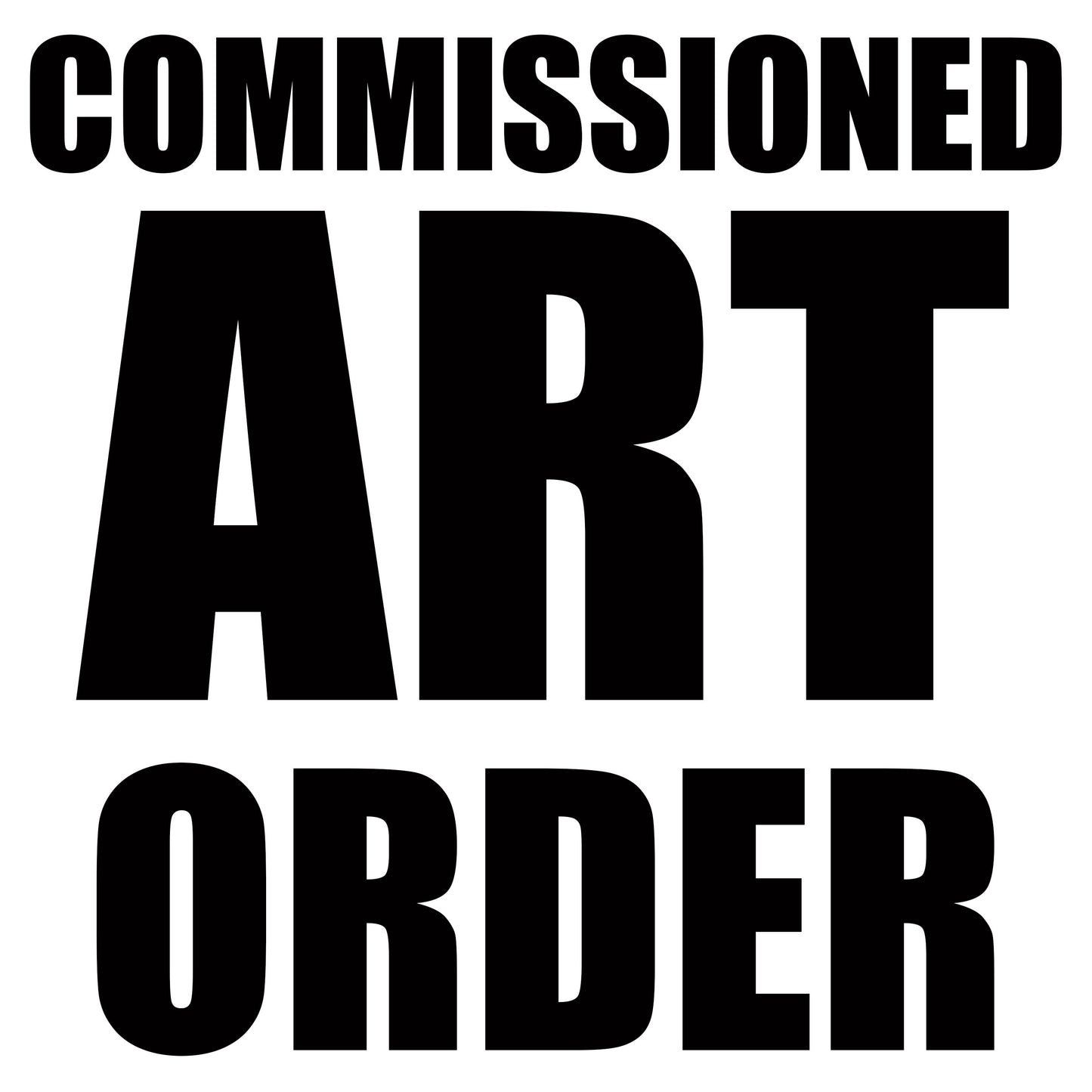 Commissioned ART Order - 7" x 10" Drawing