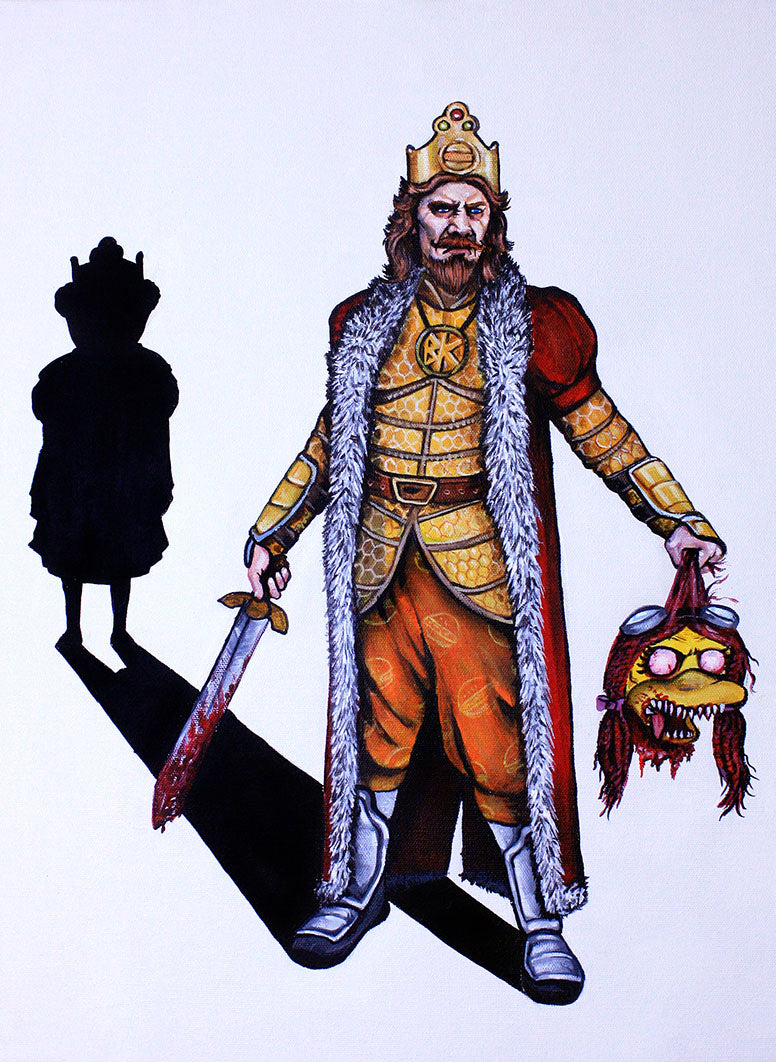 Fast Food Monsters - Burger King - 11" x 15" Art Print - Signed!