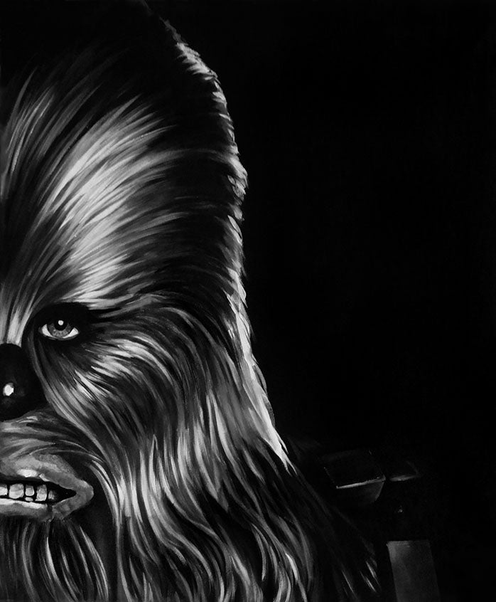 Chewie - Movie Icons Series - 10" x 12" Art Print Reproduction