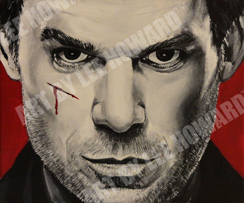 DEXTER - Art Print Reproduction 10" x 12" - signed by Artist