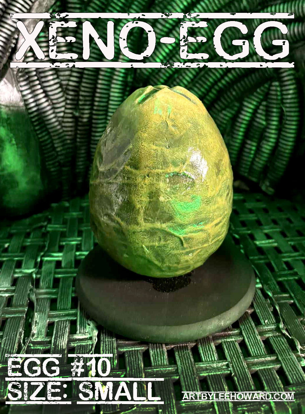 Xeno-Egg #10 - Small Size Alien Egg Sculpture - Numbered and Signed!