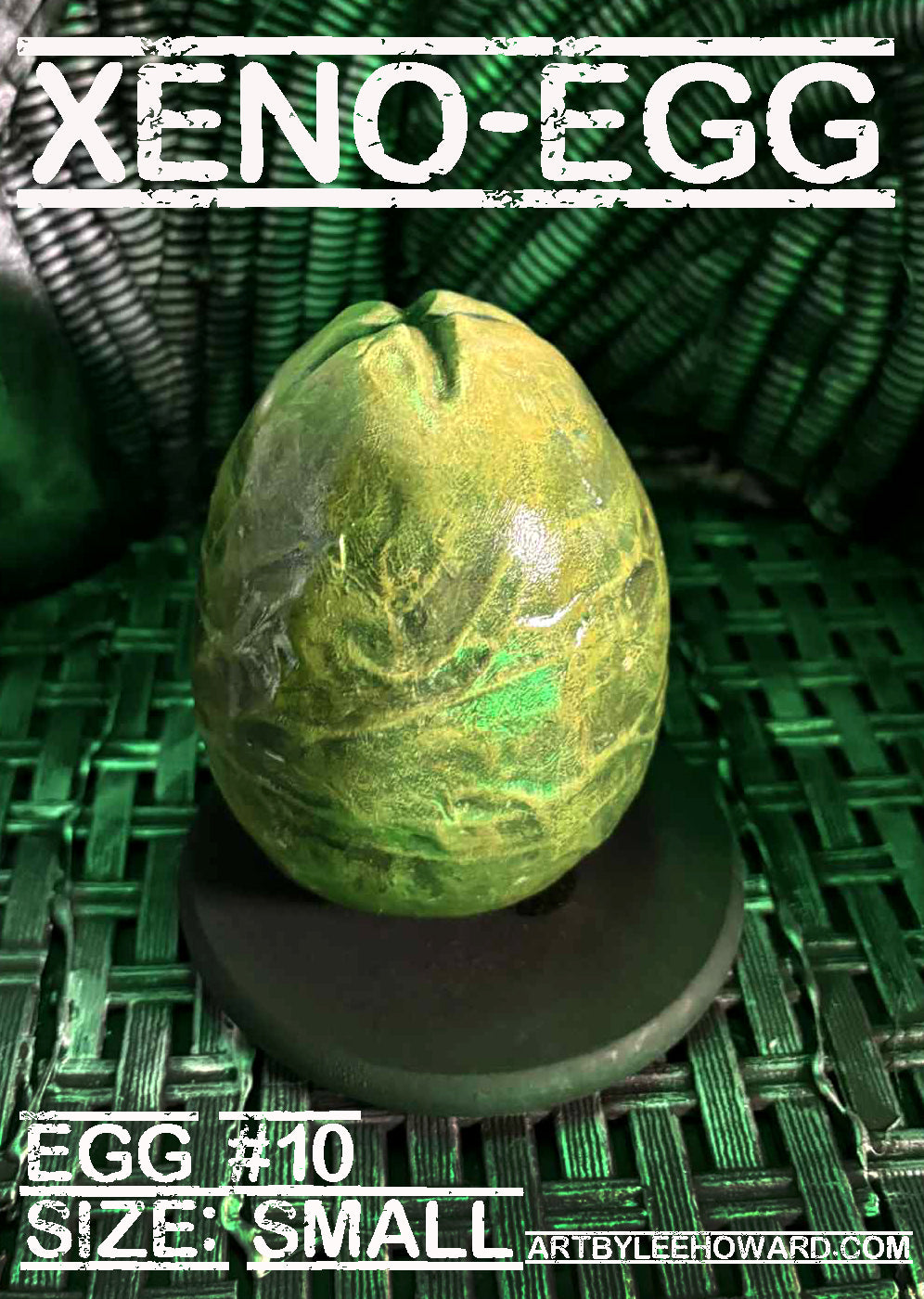 Xeno-Egg #10 - Small Size Alien Egg Sculpture - Numbered and Signed!