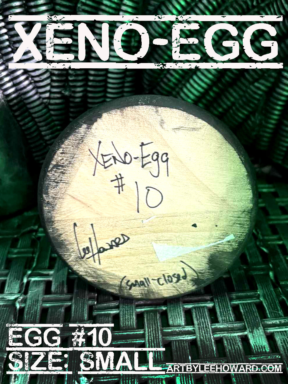 Xeno-Egg #10 - Small Size Alien Egg Sculpture - Numbered and Signed!