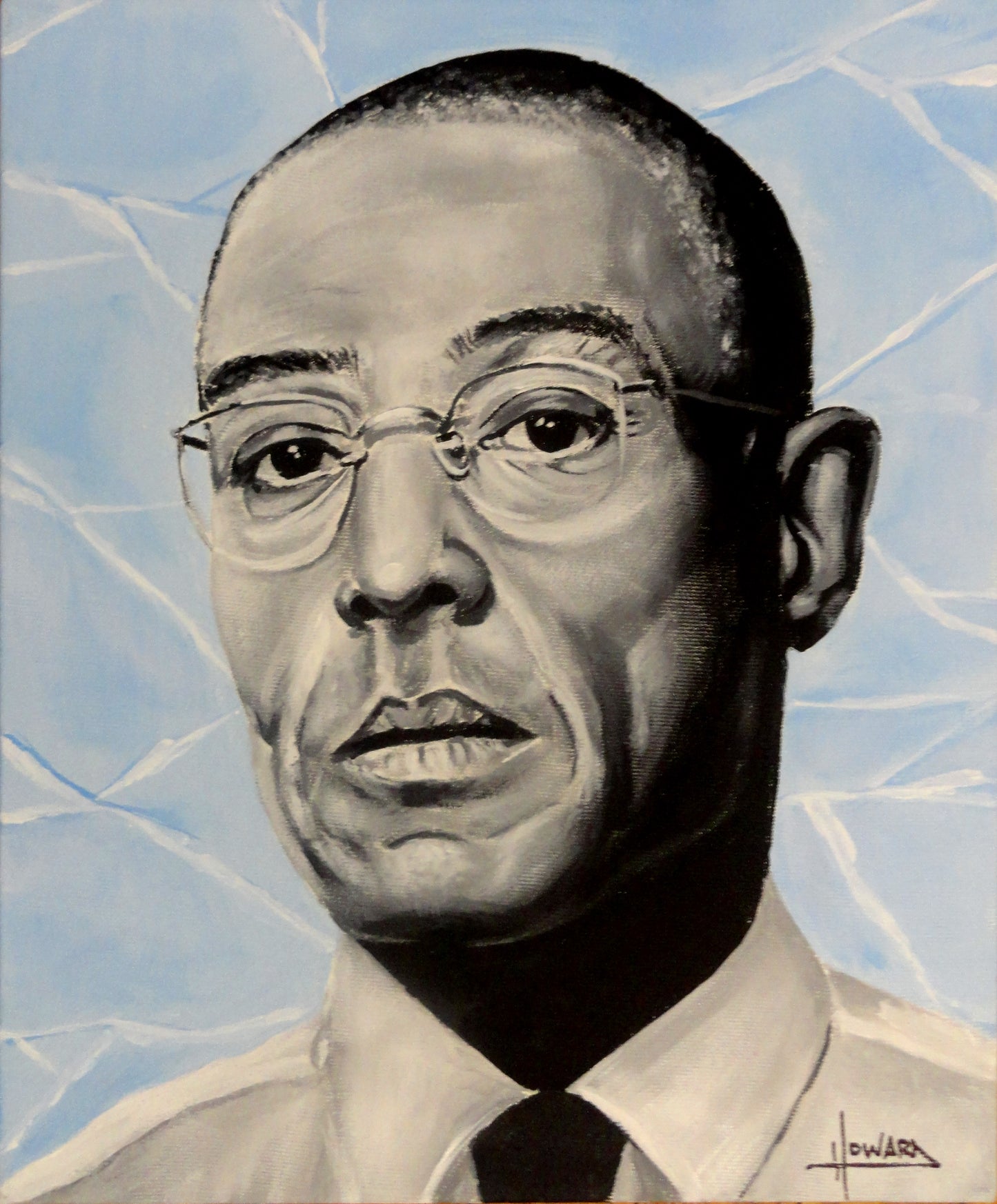 Breaking Bad - Gus Fring - 8" x 10" ORIGINAL acrylic painting