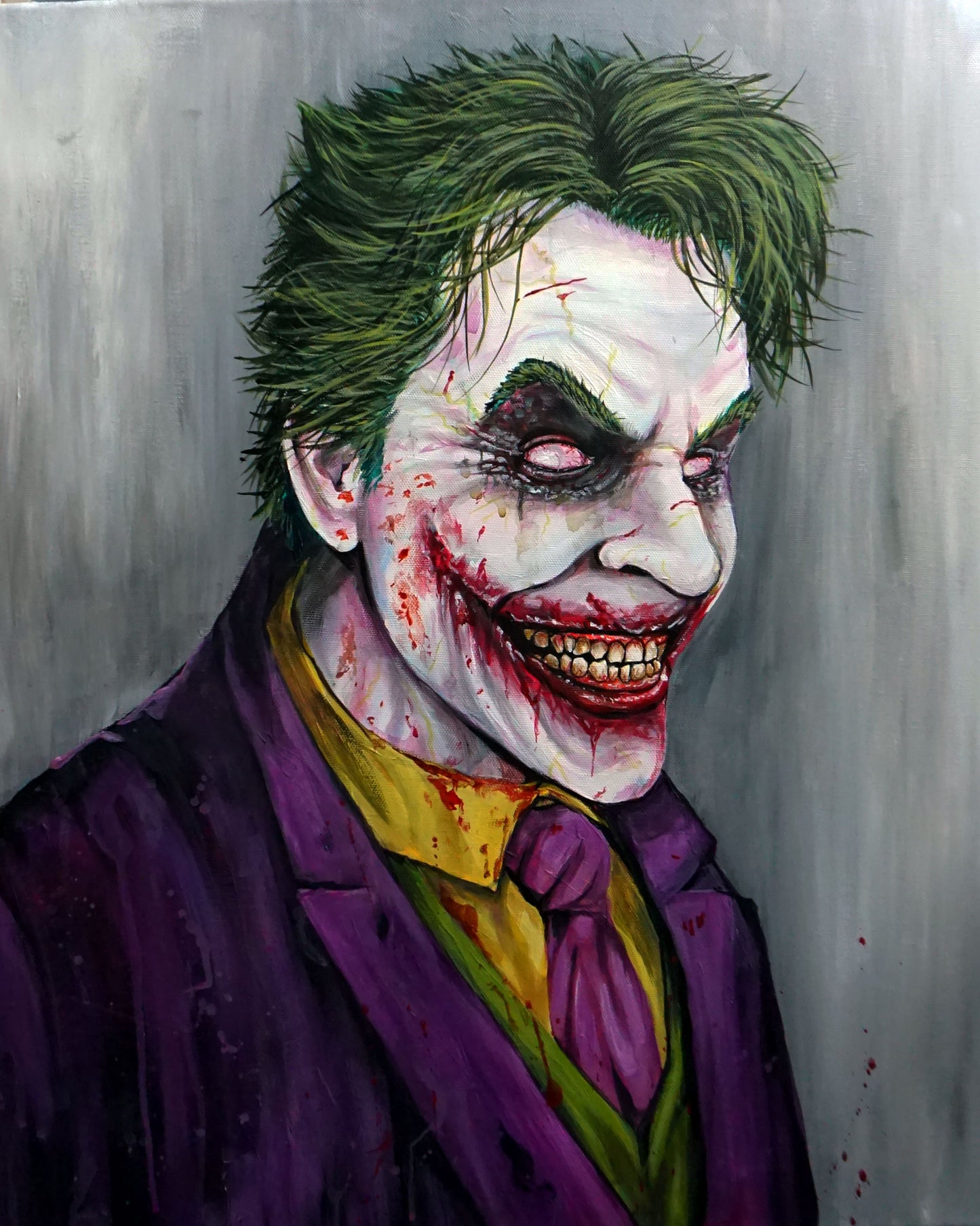 The Joker - Original Painting - 20" x 24" Acrylic on Canvas