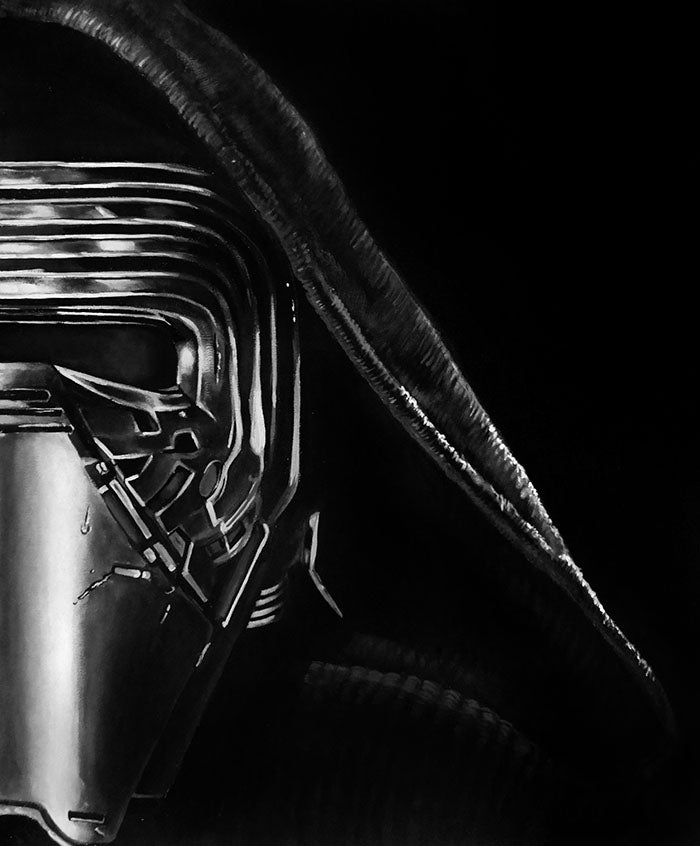 Kylo Ren - Movie Icons Series - 10" x 12" Art Print Reproduction