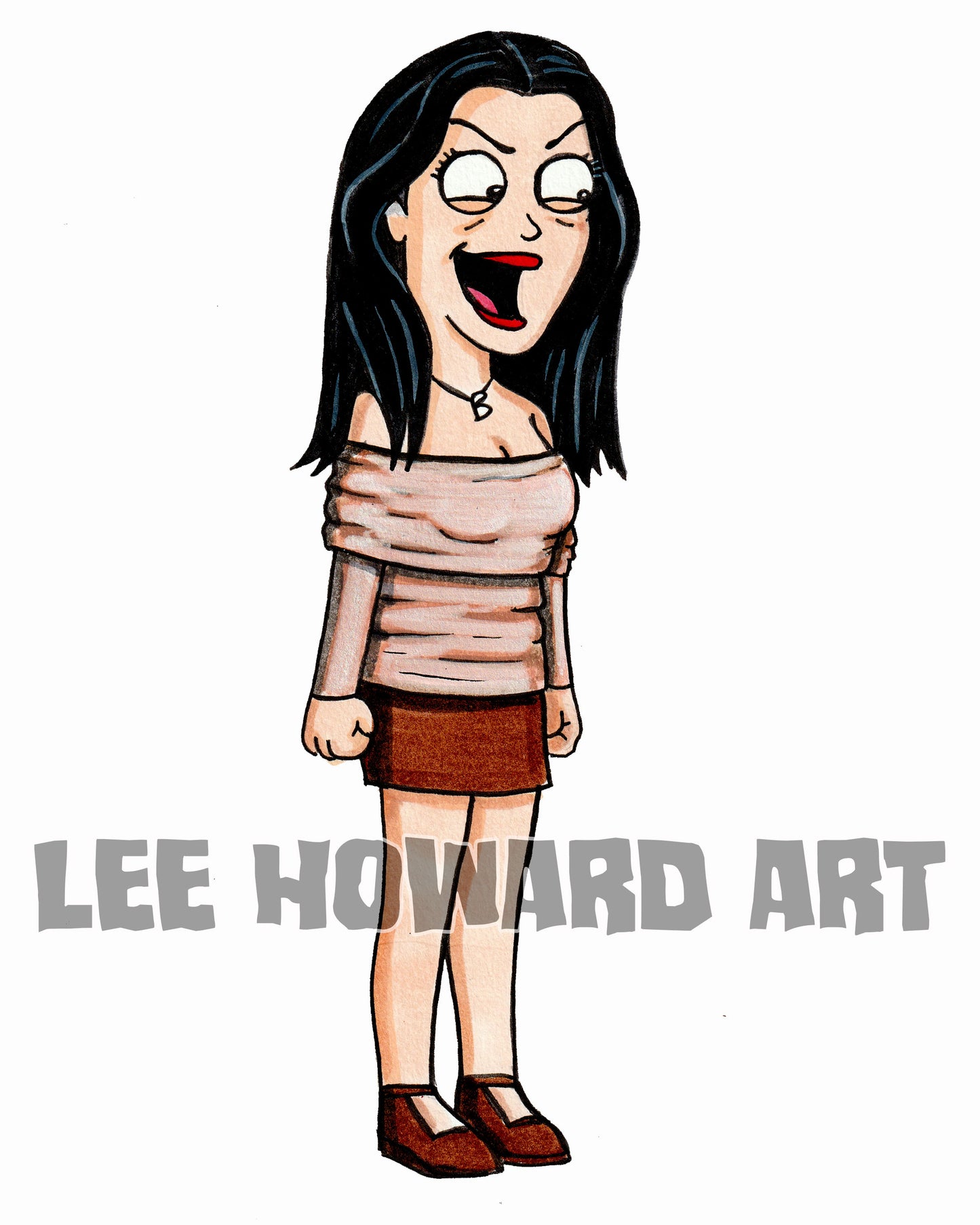 OBSESSION Nikki - Family Guy Art Print - 8x10 - Signed