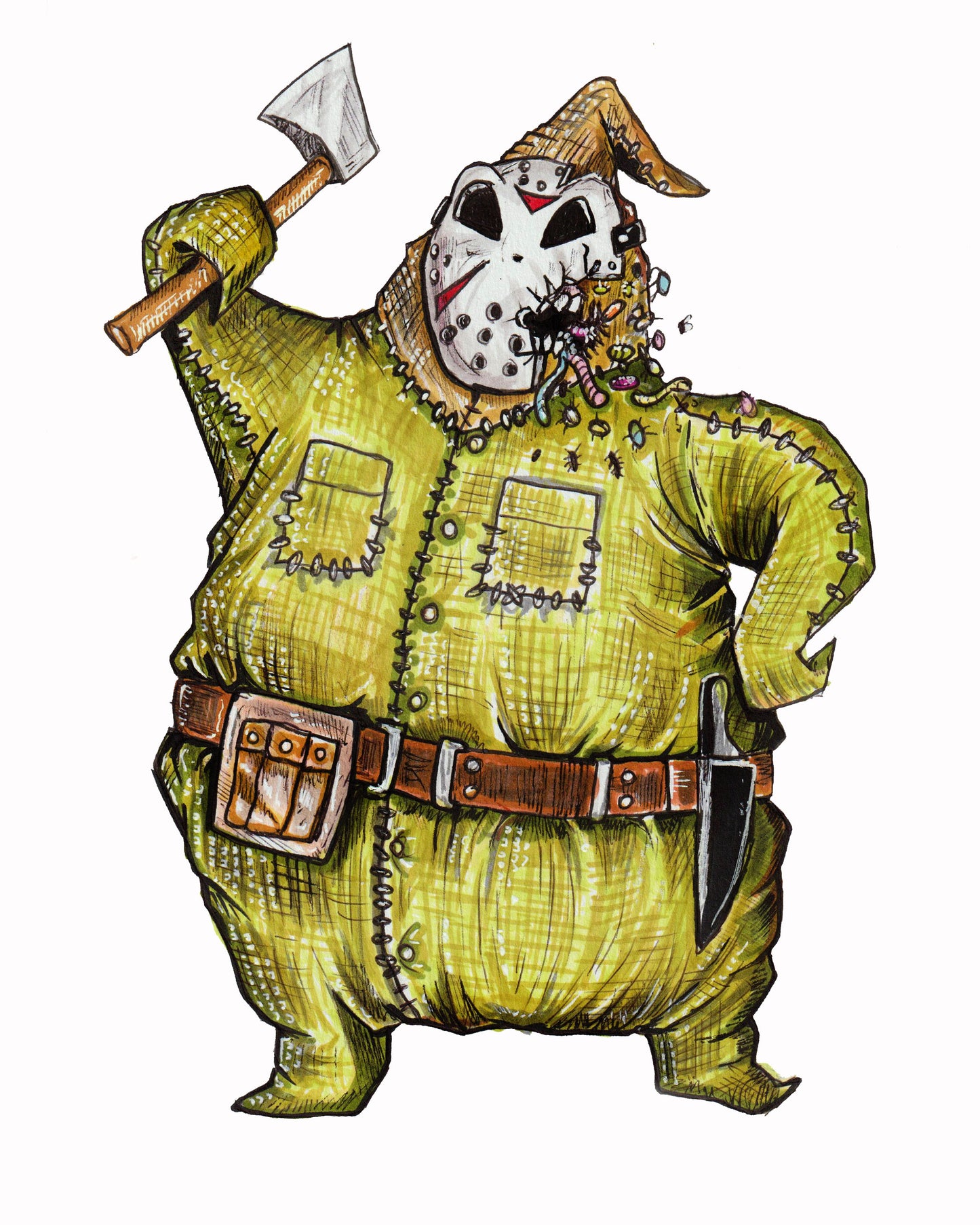 Oogie Boogie / Jason - Horror Mashup 8" x 10" Print/Reproduction