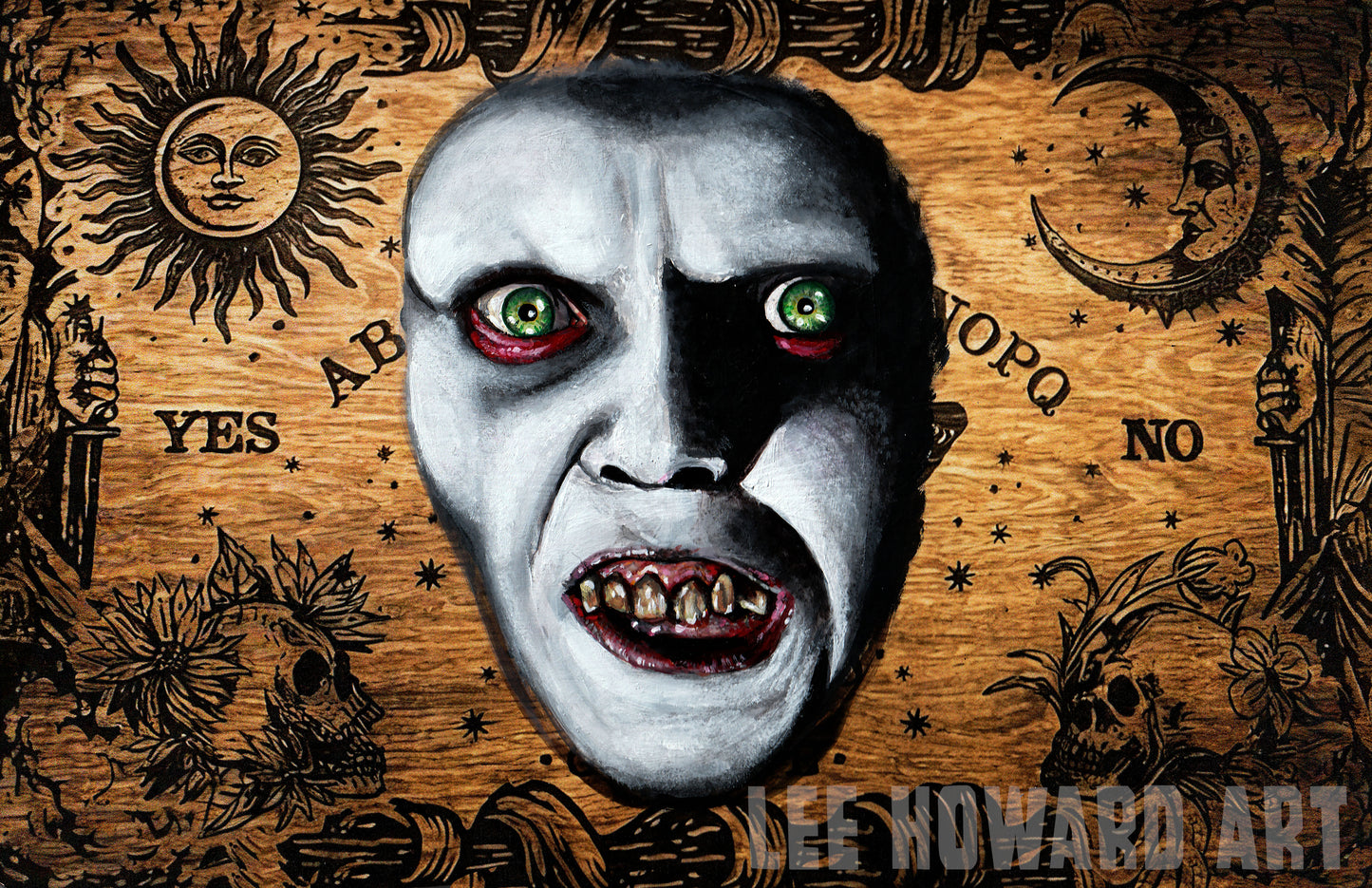 Pazuzu form Exorcist OUIJA Art Print 11x17 - Signed By Artist