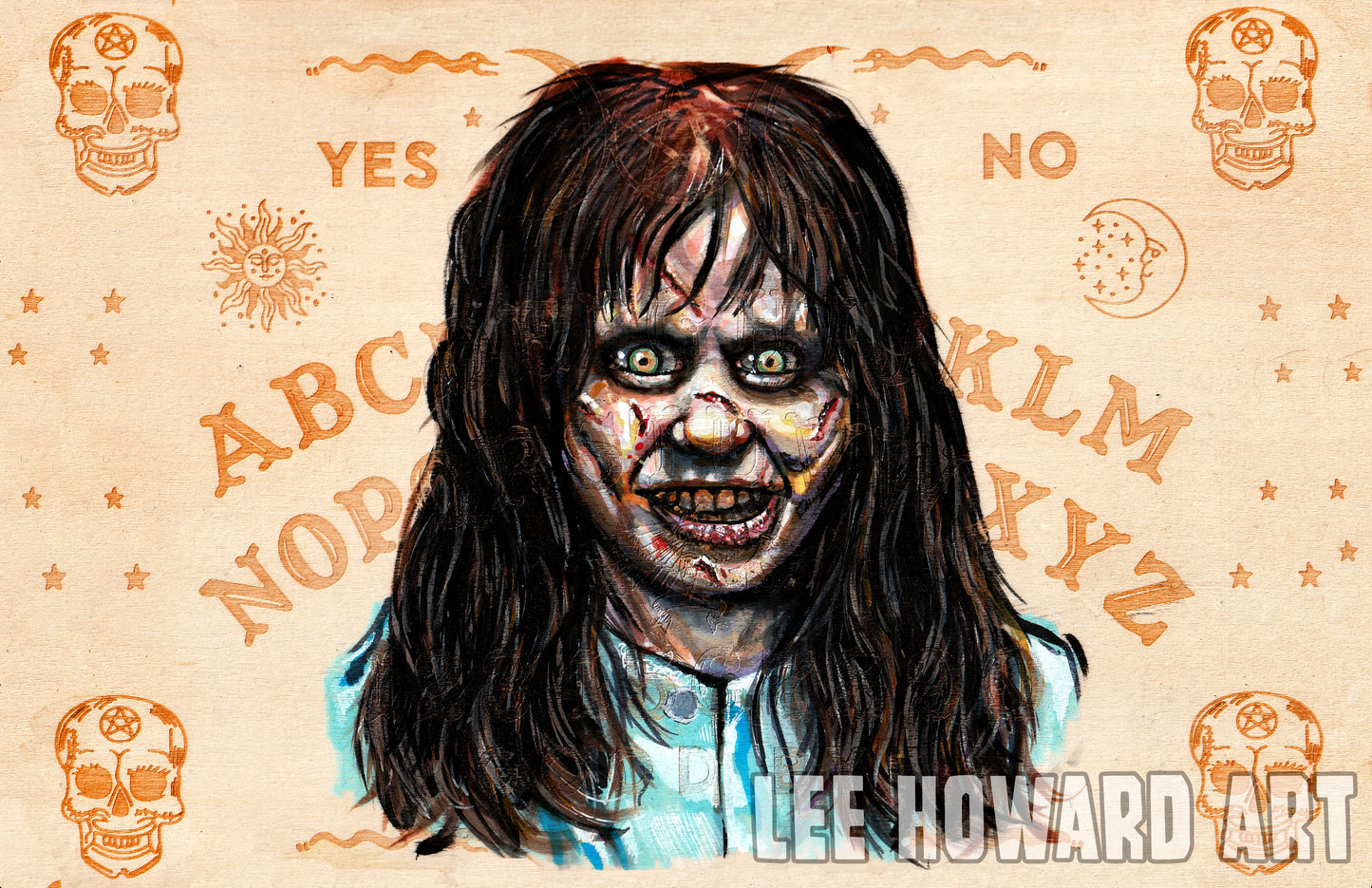 Regan - The Exorcist OUIJA #1 Art Print 11x17 - Signed By Artist