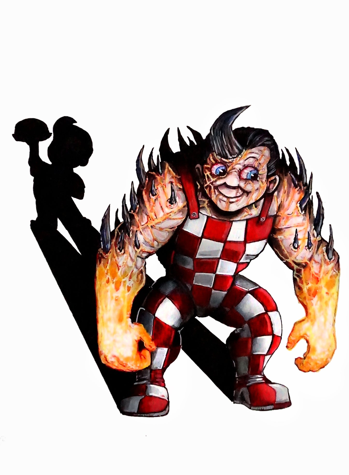 Fast Food Monsters - Big Boy - 11" x 15" Art Print - Signed!