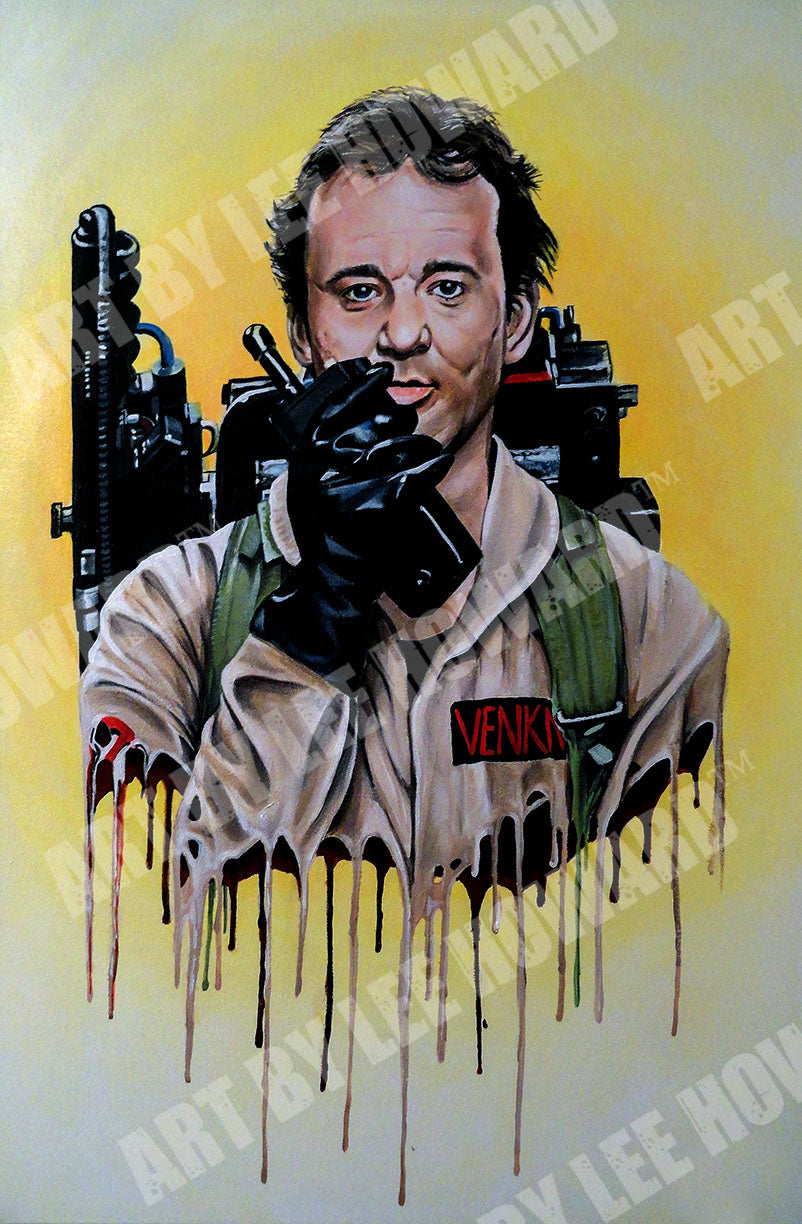 BILL MURRAY Ghostbusters - Art Print Reproduction 11 x 17" - signed by Artist