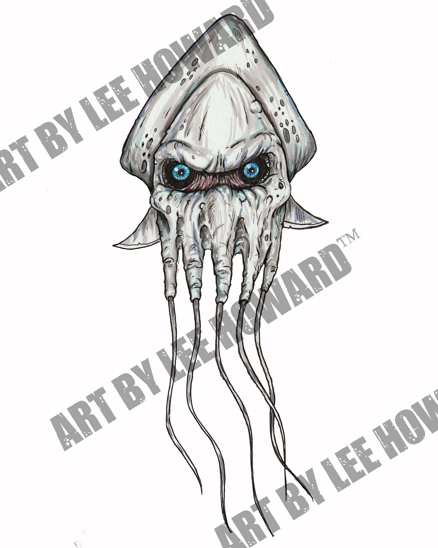 Super SCARIO but HORROR - Blooper - 8x10 PRINT/Reproduction - Signed by Artist