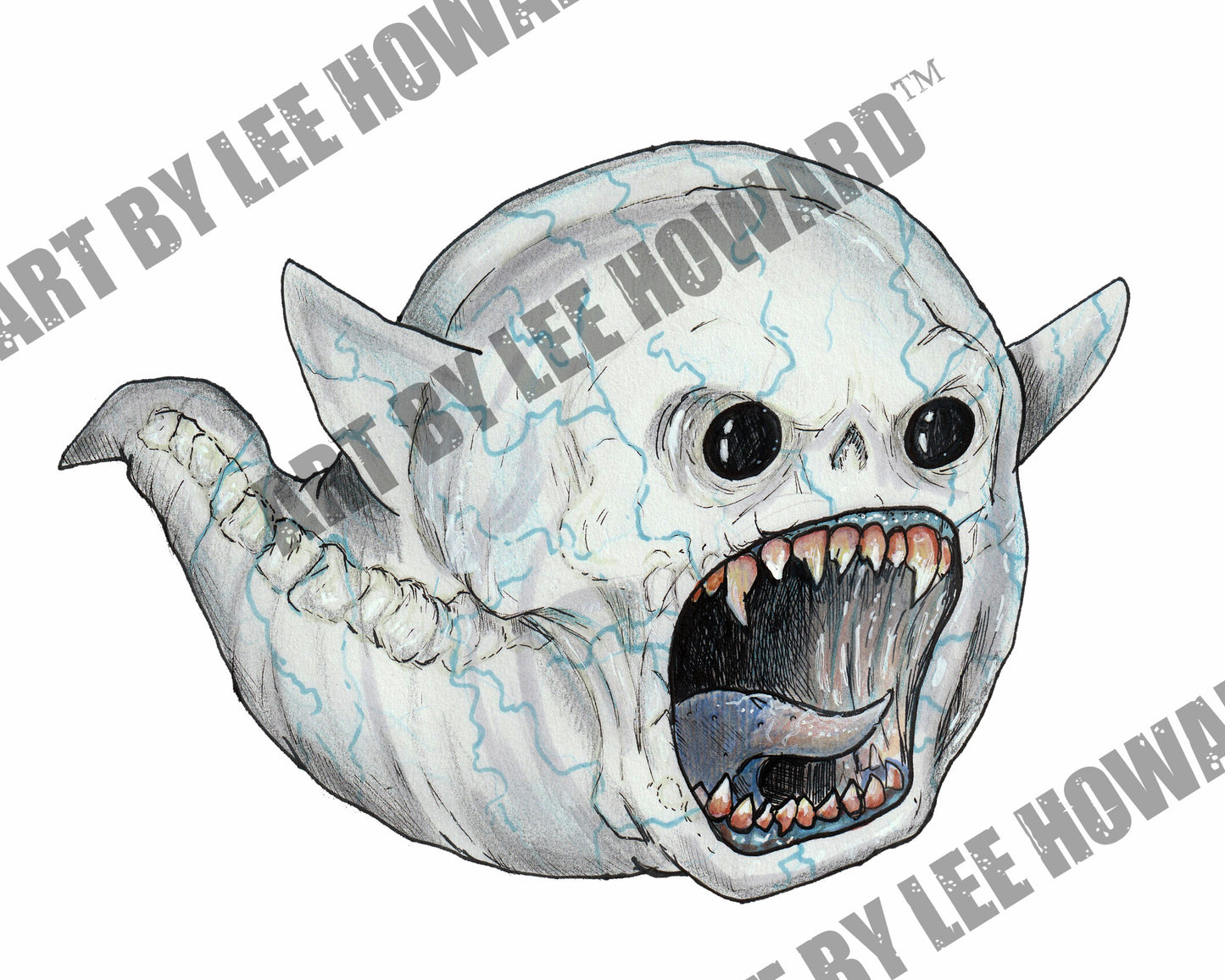 Super SCARIO but HORROR - Boo - 8x10 PRINT/Reproduction - Signed by Artist