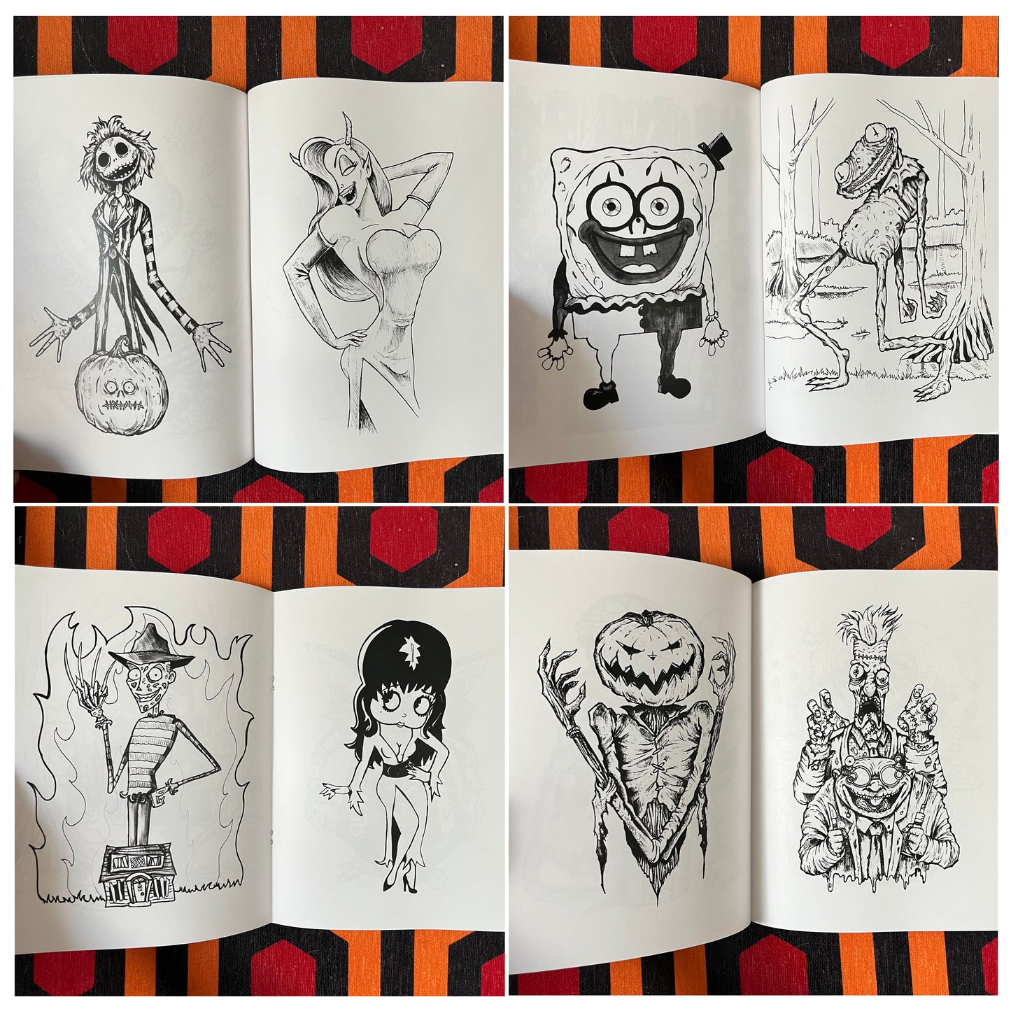 Coloring Book...but HORROR! by Lee Howard! 24 Pages of my SPOOKY artwork!