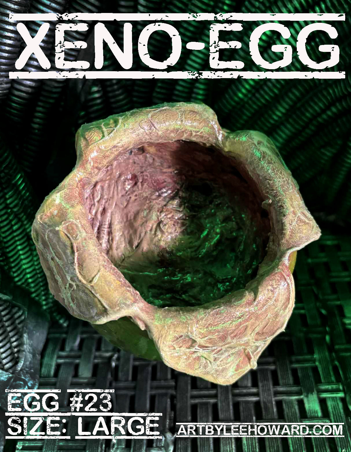 Xeno-Egg #23 - Large Size Alien Egg Sculpture - Numbered and Signed!
