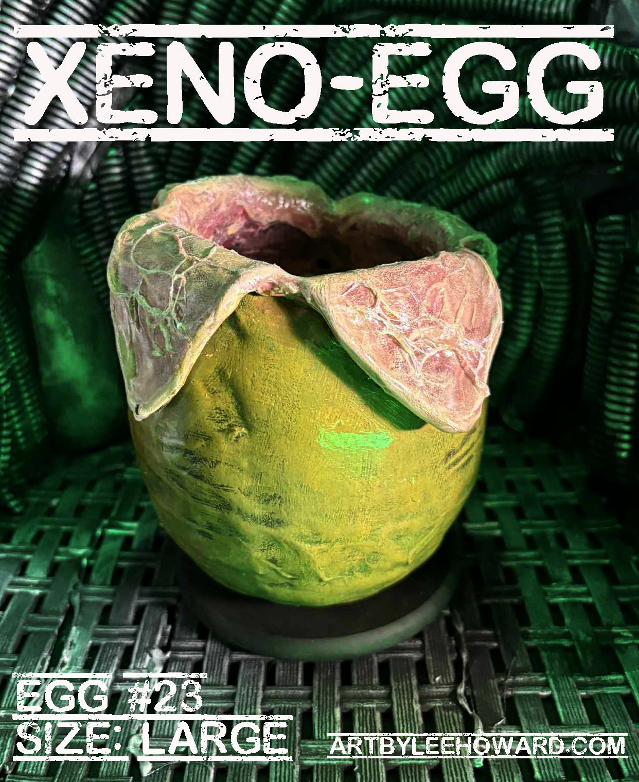 Xeno-Egg #23 - Large Size Alien Egg Sculpture - Numbered and Signed!