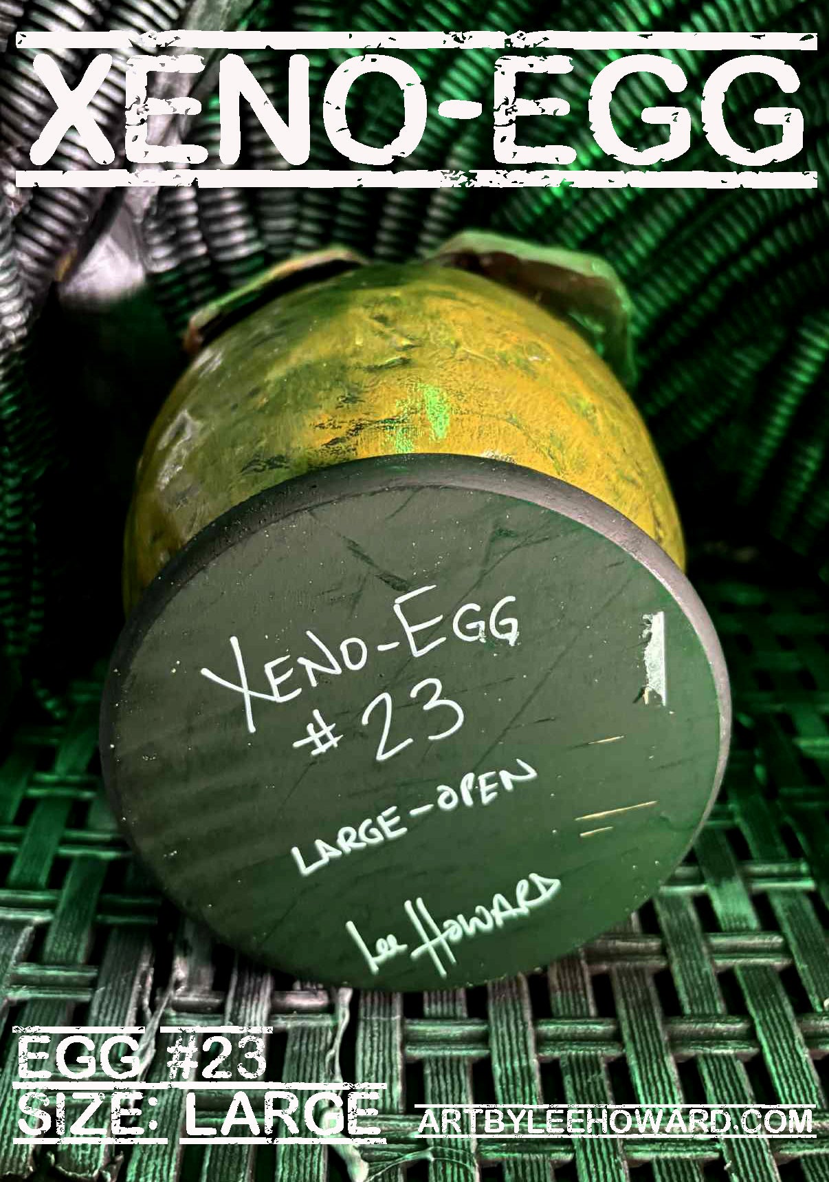 Xeno-Egg #23 - Large Size Alien Egg Sculpture - Numbered and Signed!