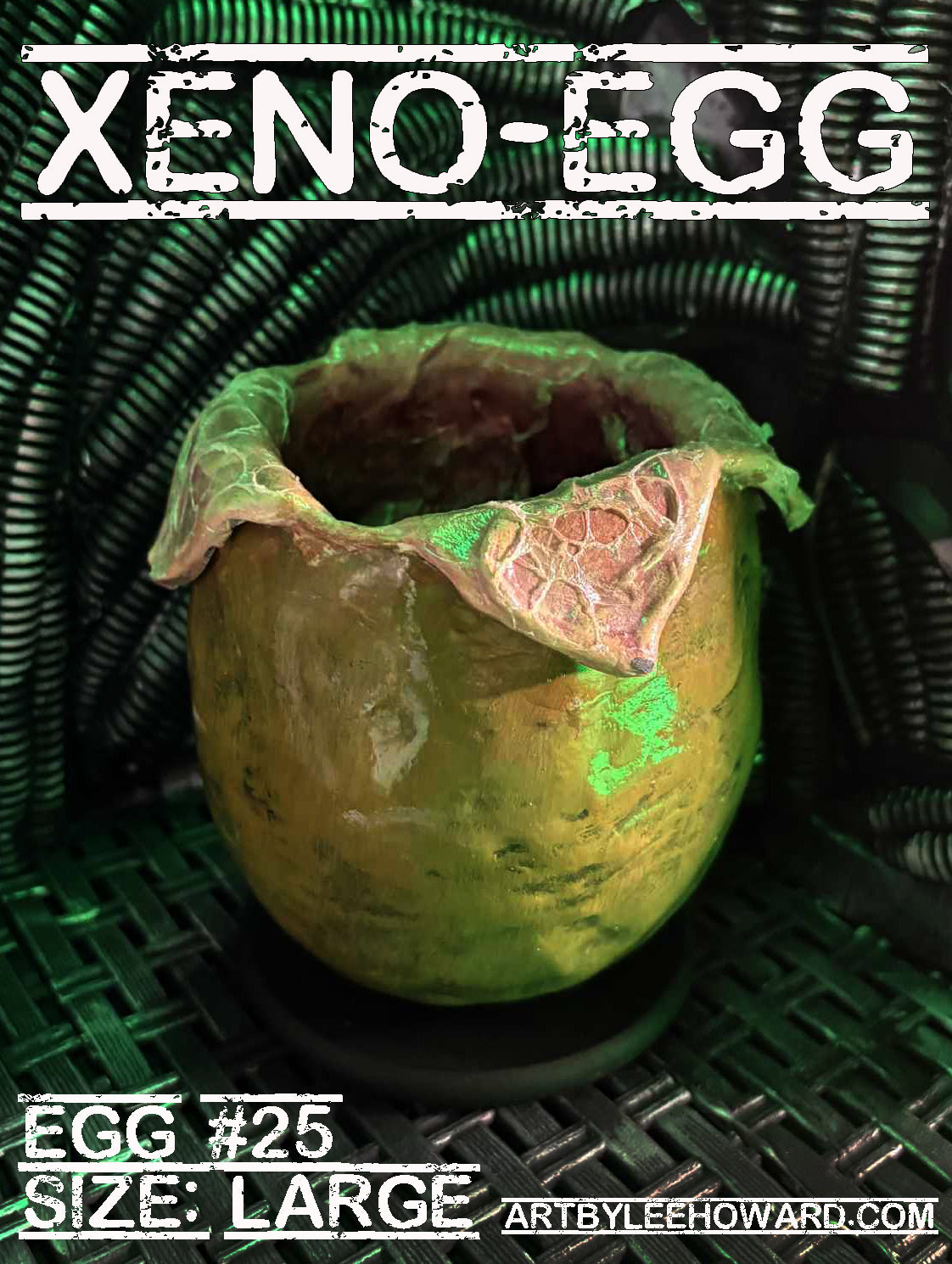 Xeno-Egg #25 - Large Size Alien Egg Sculpture - Numbered and Signed!