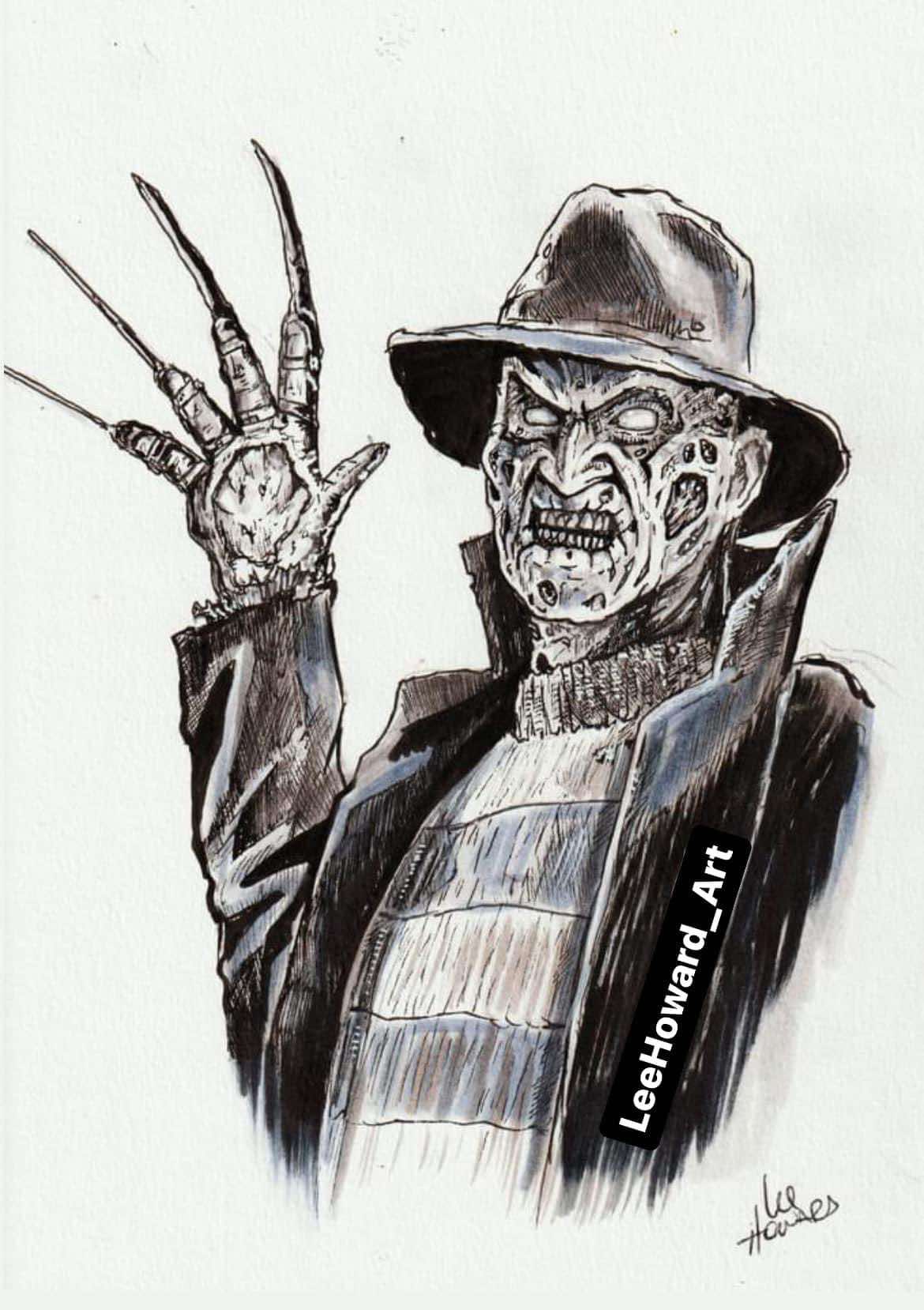 New Nightmare Freddy - 8"x 10" Sketch Print