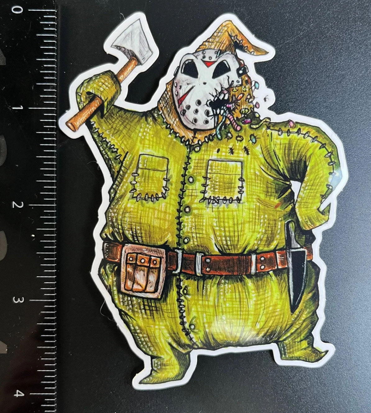 Oogie Boogie / Jason Mashup 4" STICKER!