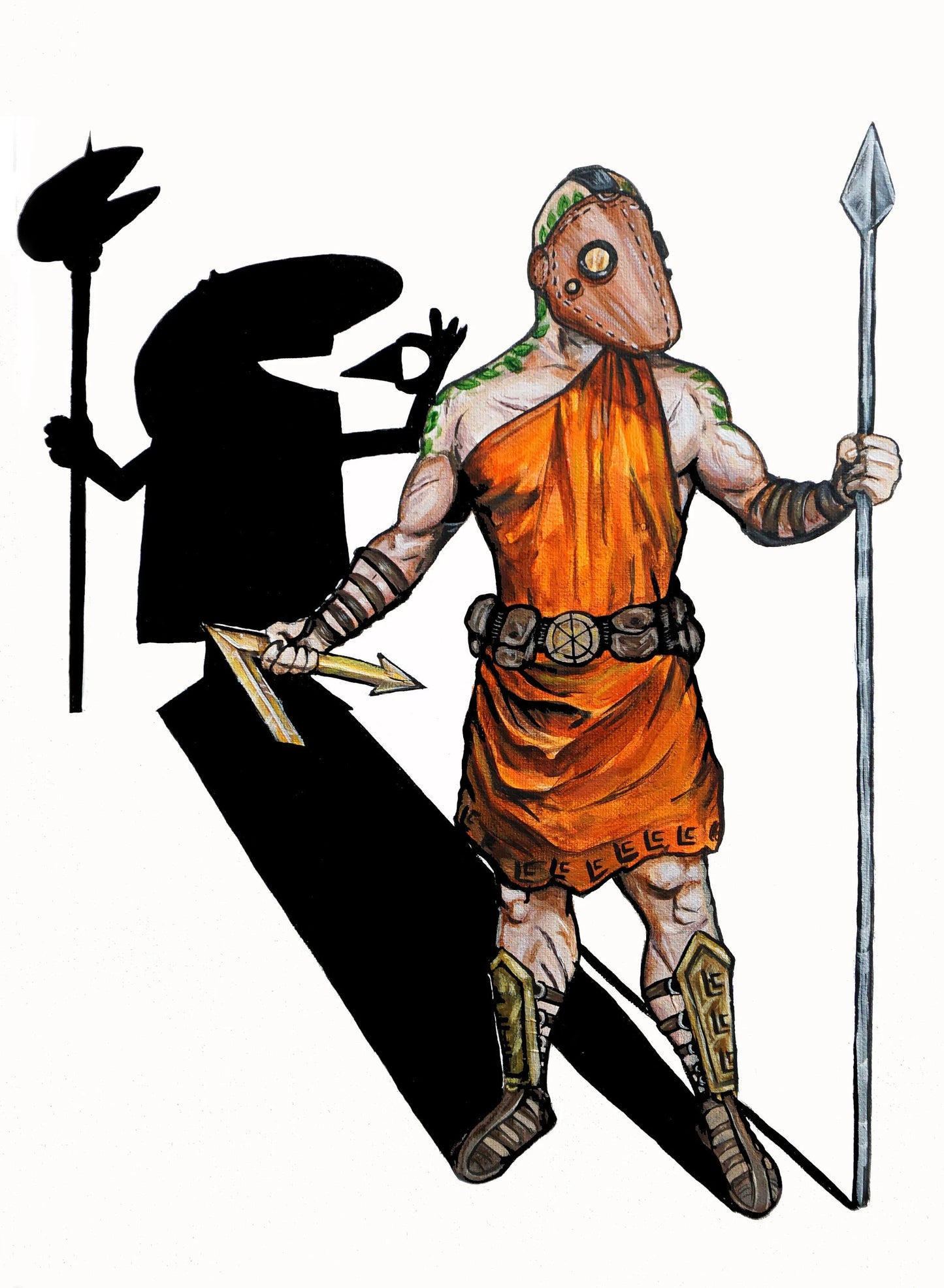 Fast Food Monsters - Little Caesar - 11" x 15" Art Print - Signed!