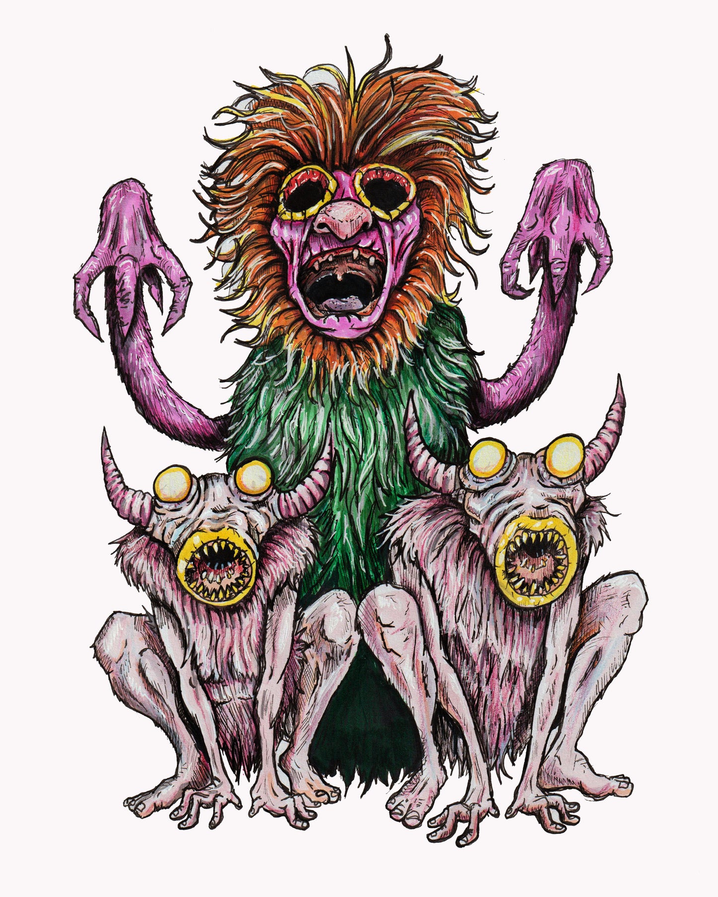 The Monster Show - AHHna AHHna Band - 8x10 PRINT/Reproduction - Signed by Artist