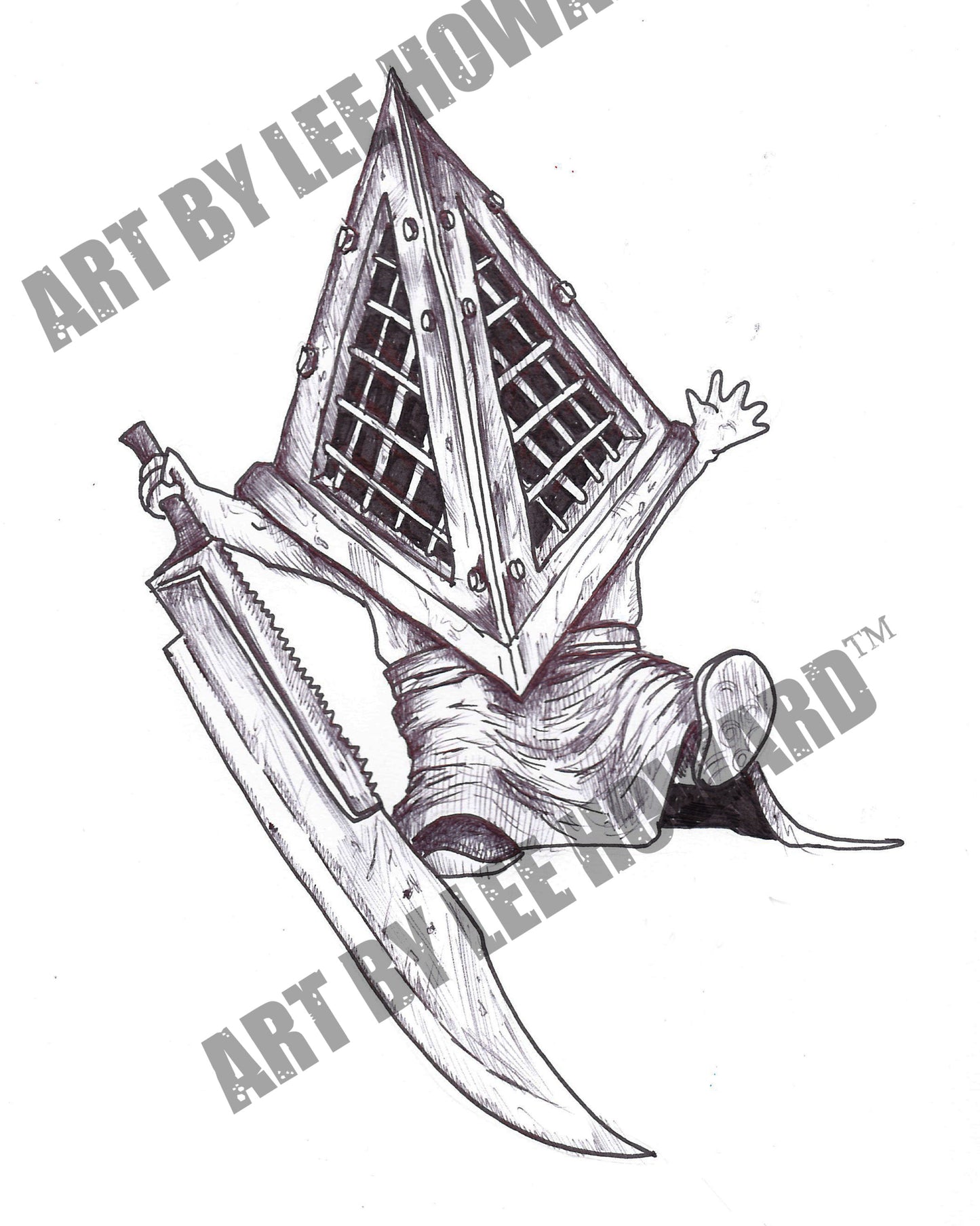 Lil' Pyramid Head 8x10 PRINT / Reproduction - signed by artist!