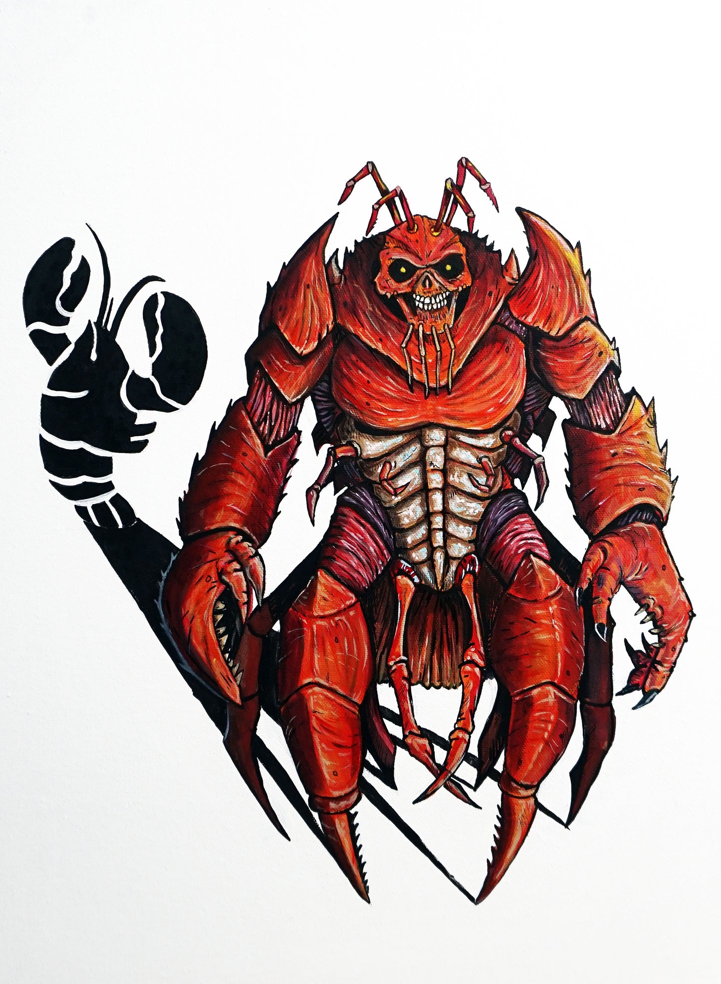 Fast Food Monsters - Red Lobster - 11" x 15" Art Print - Signed!