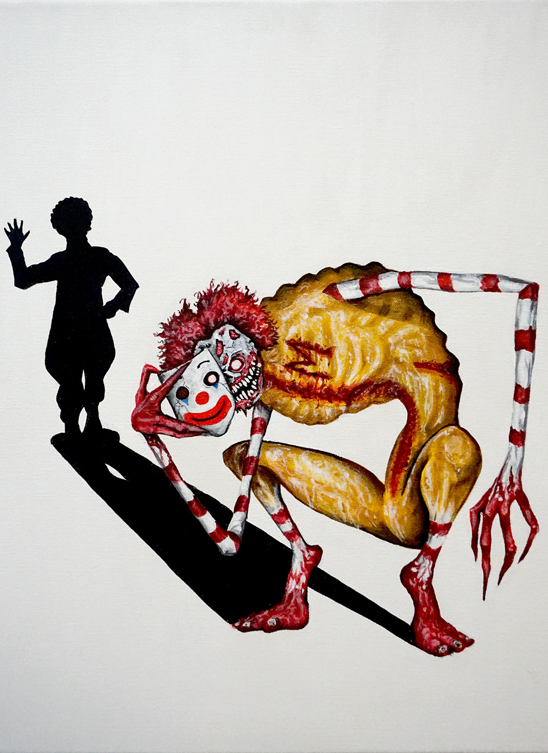 food monsters Fast Food Monsters - Ronald McDonald - 11" x 15" Art Print