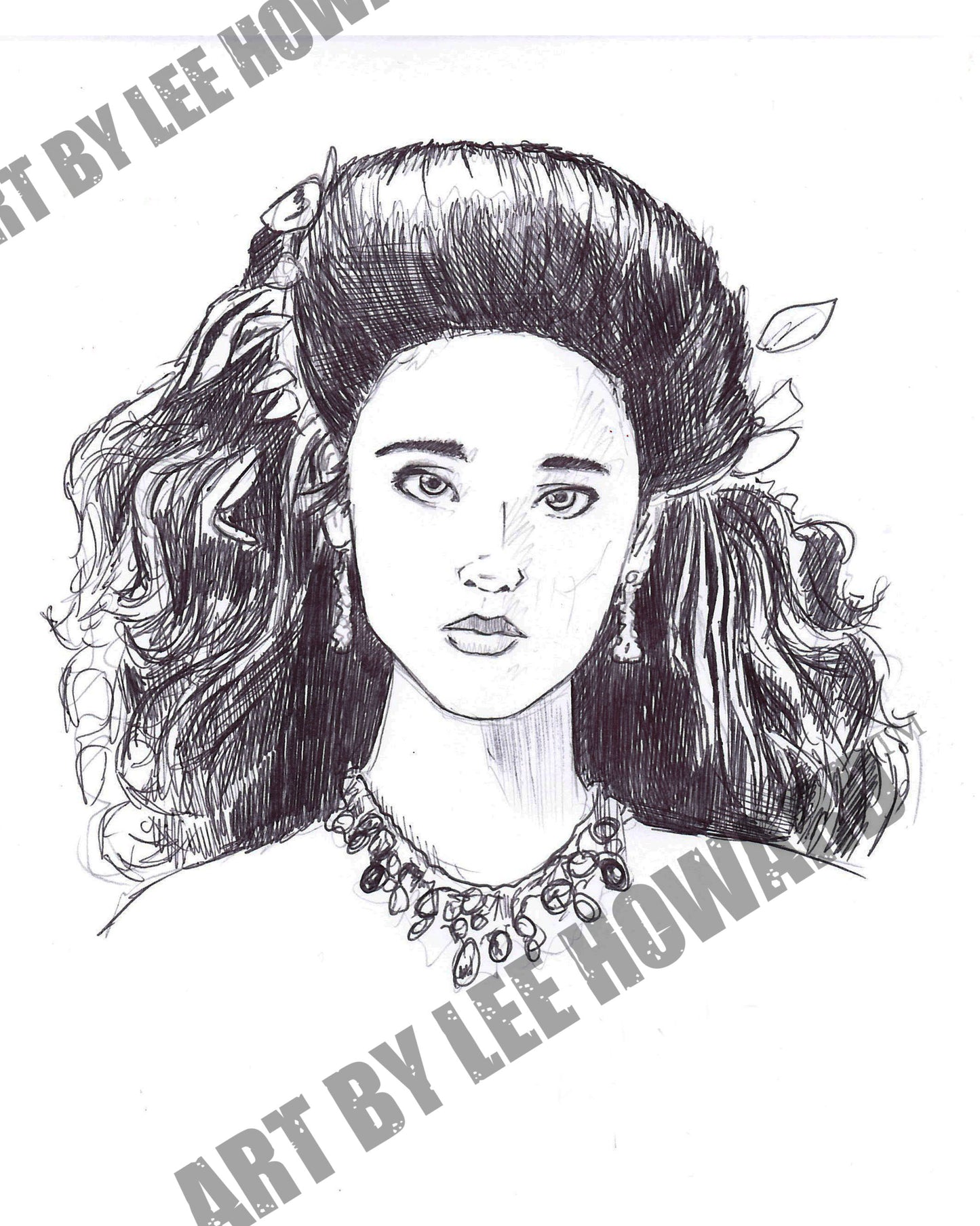 Sarah - Labyrinth- 8”x10” sketch PRINT / Reproduction - signed by artist!