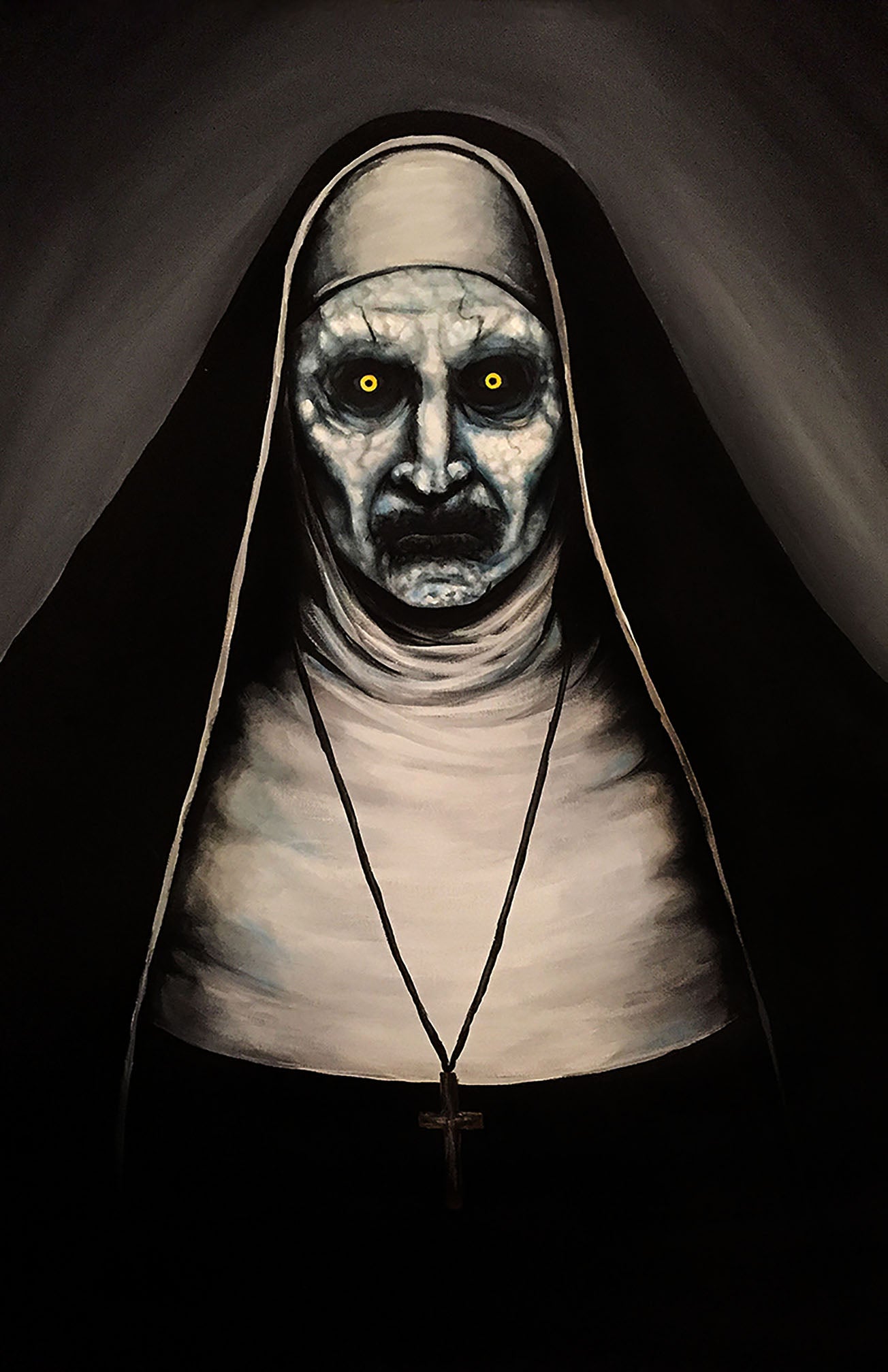 Valak the Demon Nun - Conjuring - Art Print Reproduction 11" x 17" - signed by Artist