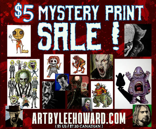 $5 MYSTERY ART PRINT SALE!! Randomly Inserted SIGNED Print!
