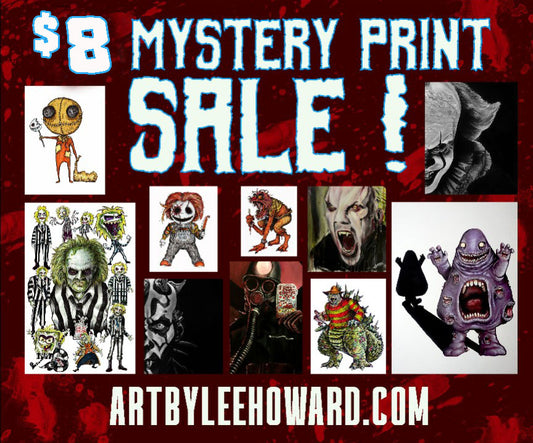 $8 MYSTERY ART PRINT! Black Friday Weekend - Randomly Inserted SIGNED Print!
