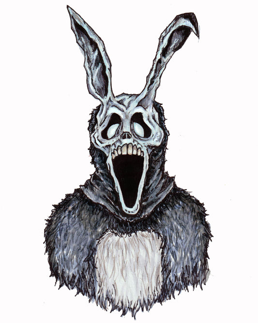 Donnie Darko / SCREAM - Horror Mashup 8" x 10" Print/Reproduction
