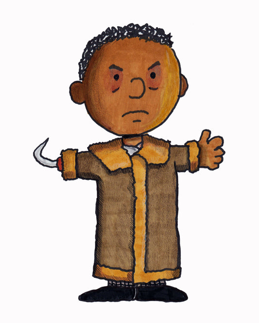 Candyman - in a Charlie Brown Style - 9"x12" Original Drawing