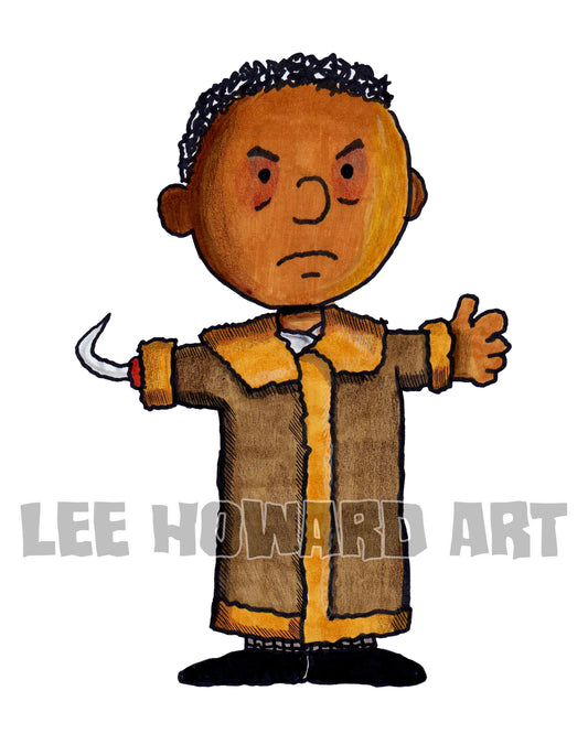 Candyman - Peanuts STYLE Art Print - 8x10 - Signed