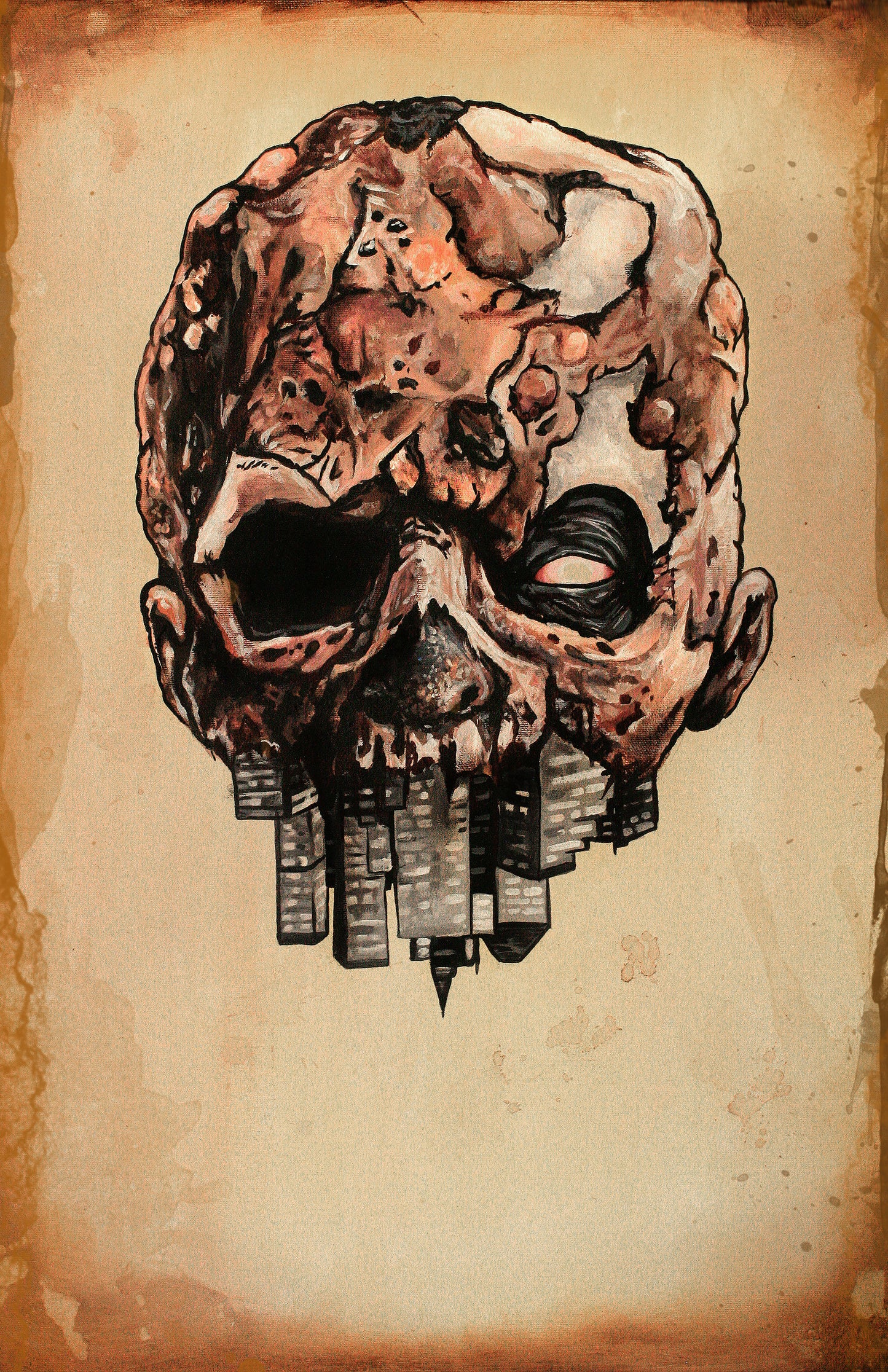 City of the Walking Dead (No Text Version) 11"x17" Art Print - Signed by Artist