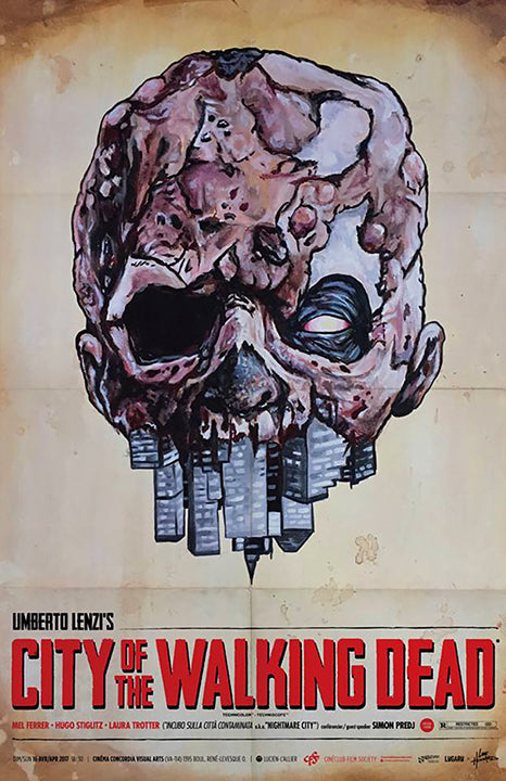 City of the Walking Dead (Poster Version) 11"x17" Art Print - Signed by Artist