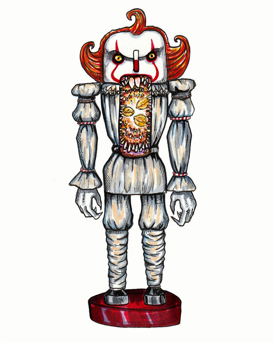 Pennywise NUTCRACKER - 8x10 - Welcome to Derry - Signed