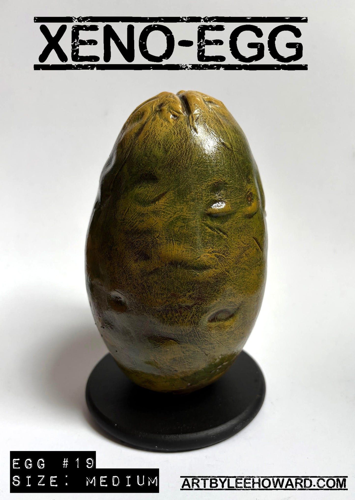 Xeno-Egg #19 - Medium Size Alien Egg Sculpture - Numbered and Signed!