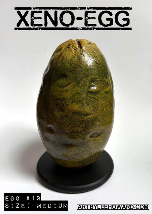 Xeno-Egg #19 - Medium Size Alien Egg Sculpture - Numbered and Signed!