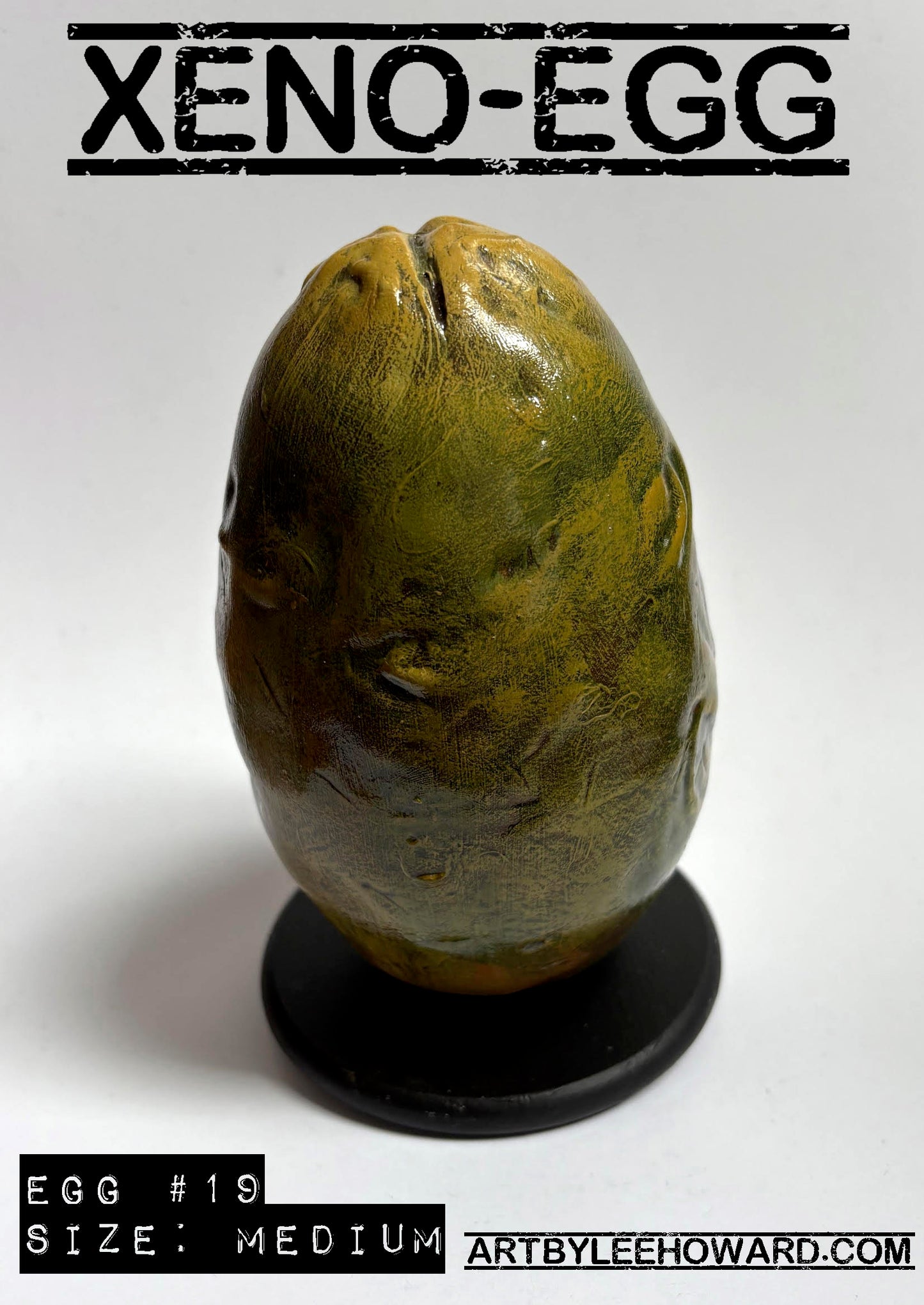 Xeno-Egg #19 - Medium Size Alien Egg Sculpture - Numbered and Signed!