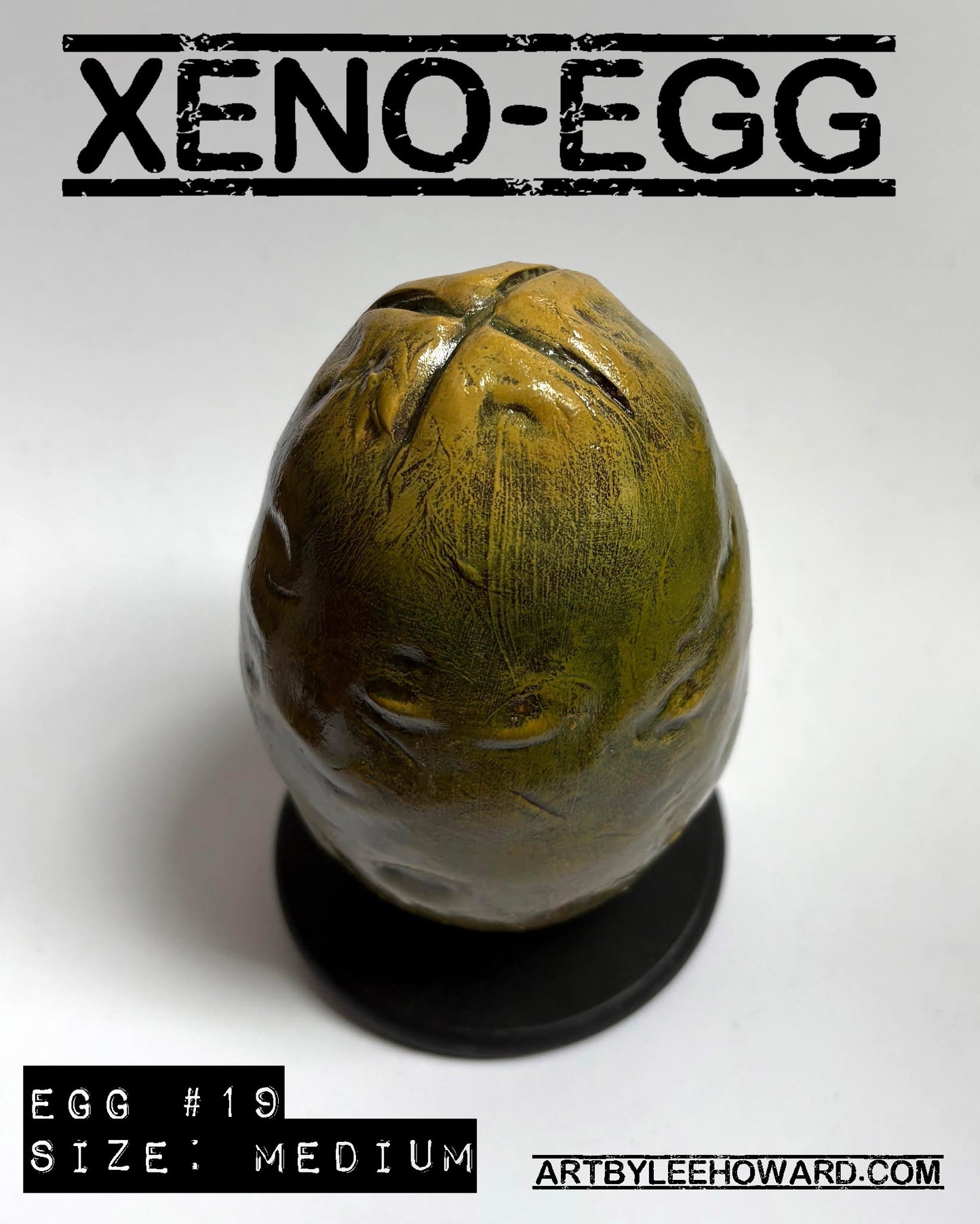 Xeno-Egg #19 - Medium Size Alien Egg Sculpture - Numbered and Signed!