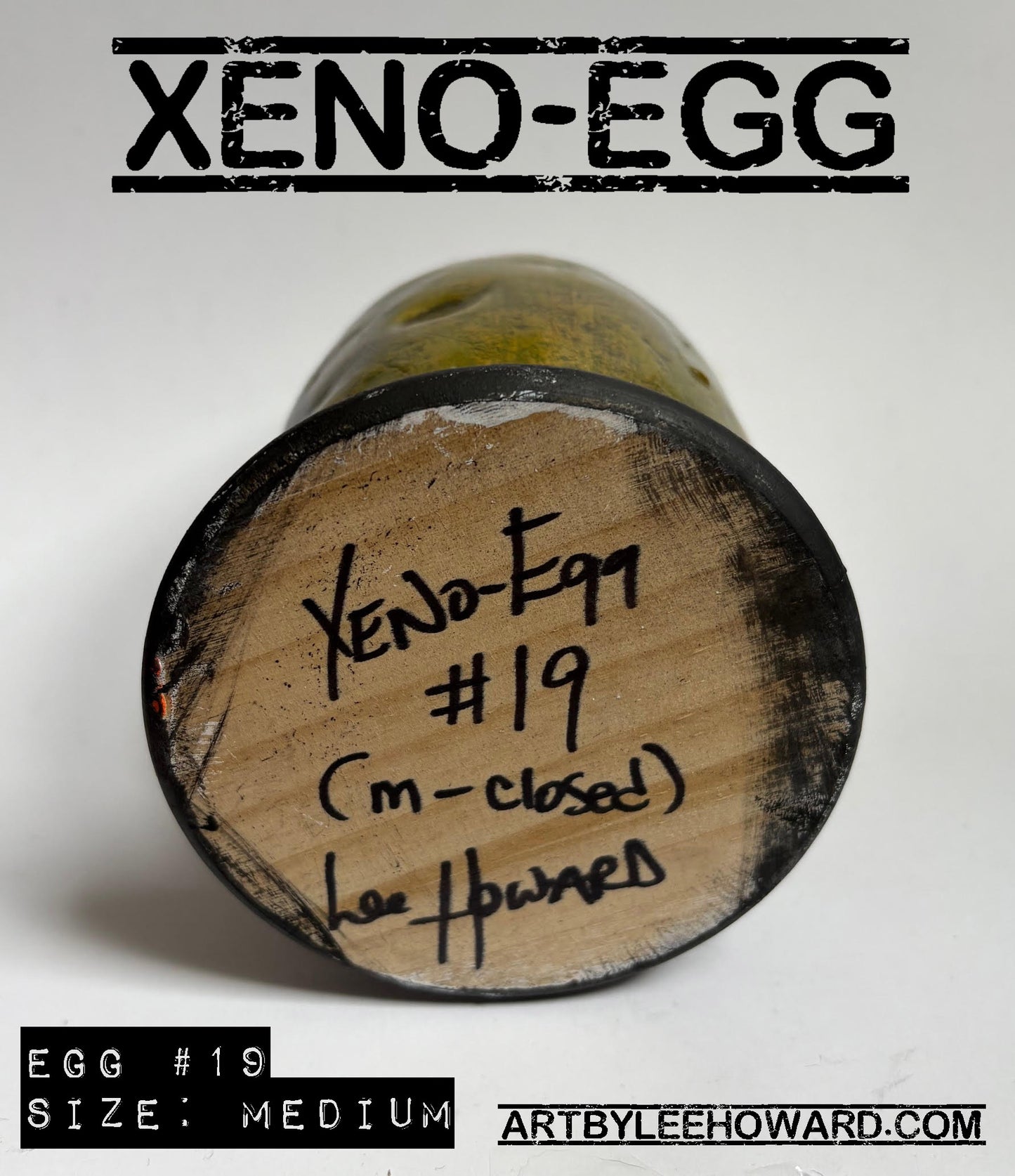 Xeno-Egg #19 - Medium Size Alien Egg Sculpture - Numbered and Signed!