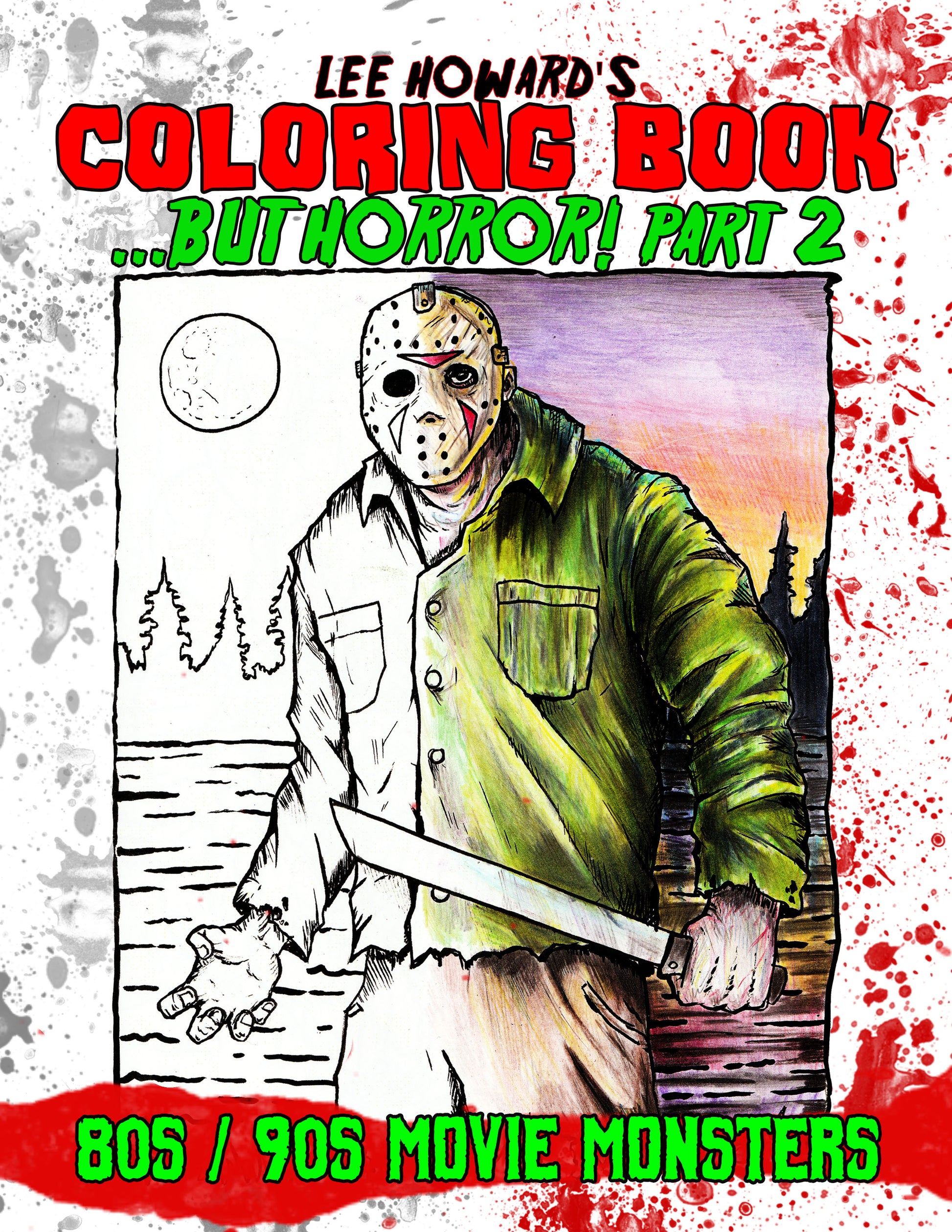 Coloring Book...but HORROR 2! 80s & 90s Monsters! 20 Pages!