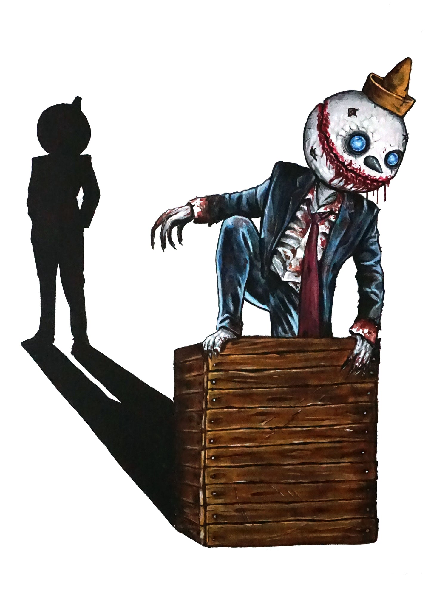 Fast Food Monsters - Jack in the Box - 11" x 15" Art Print - Signed!