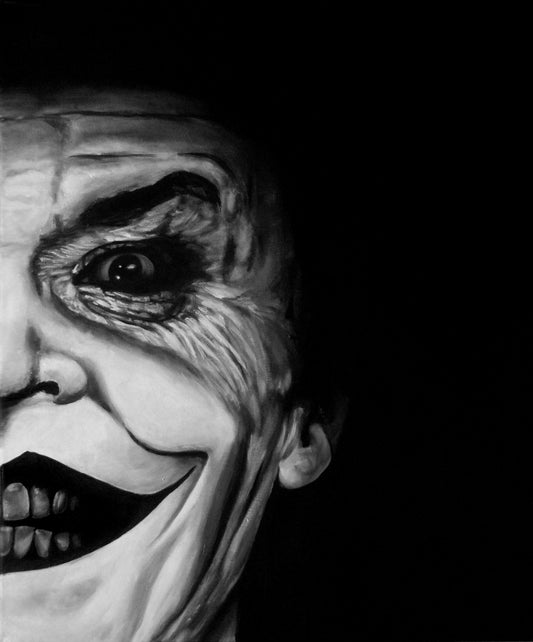 Joker - Jack Nicholson - Movie Icons Series - 10" x 12" Art Print Reproduction