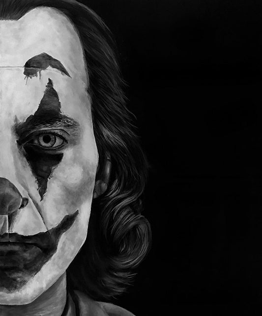 Joker - Joaquin Phoenix - Movie Icons Series - 10" x 12" Art Print Reproduction